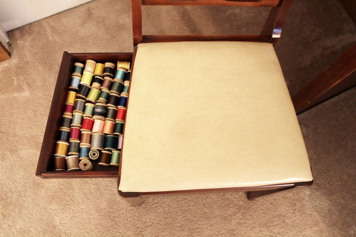 Necchi Cabinet Sewing Machine and Chair