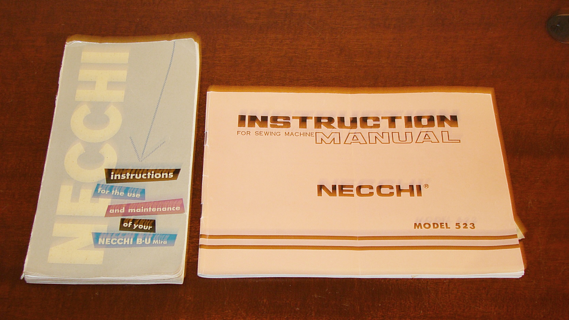 Necchi Cabinet Sewing Machine and Chair