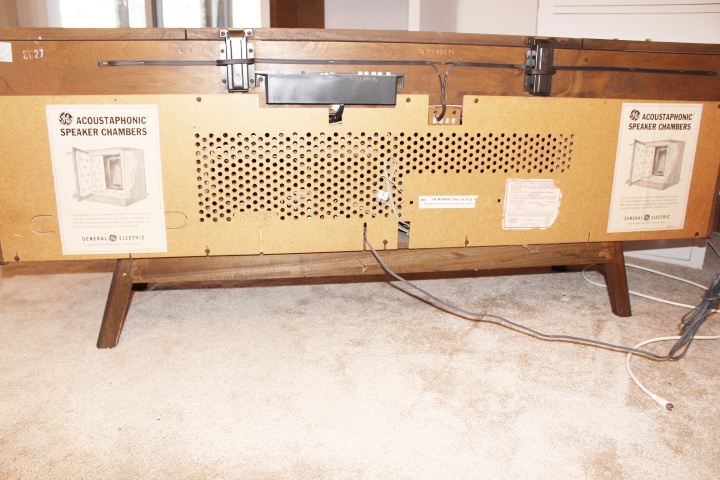 Mid Century Modern GE Stereo Console