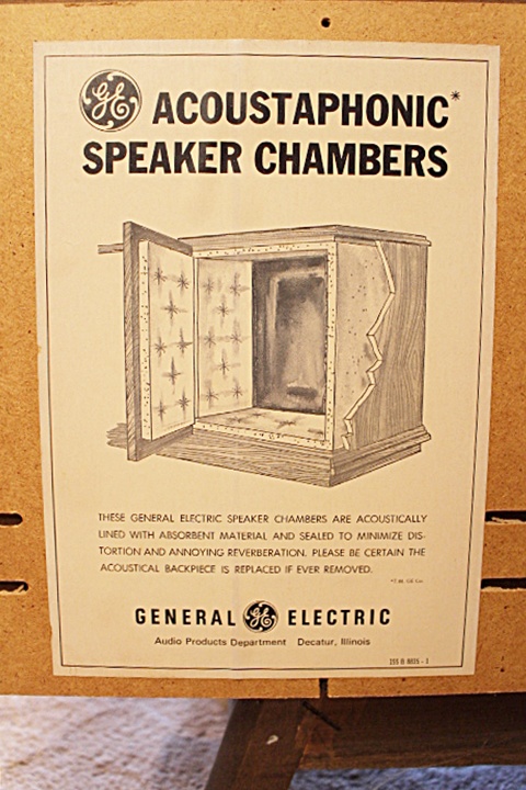 Mid Century Modern GE Stereo Console