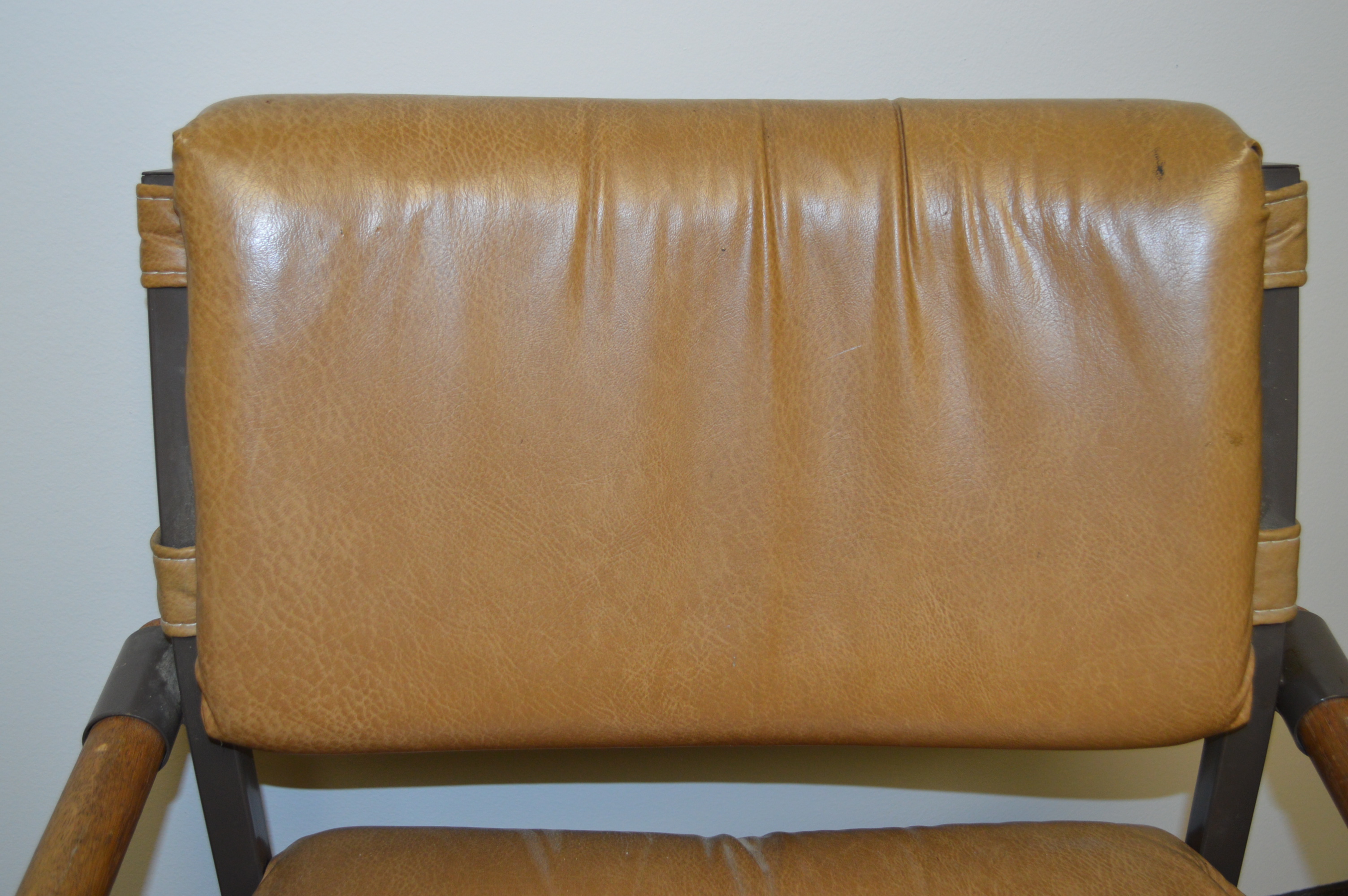 Mid-Century Modern Leather Directors Chairs