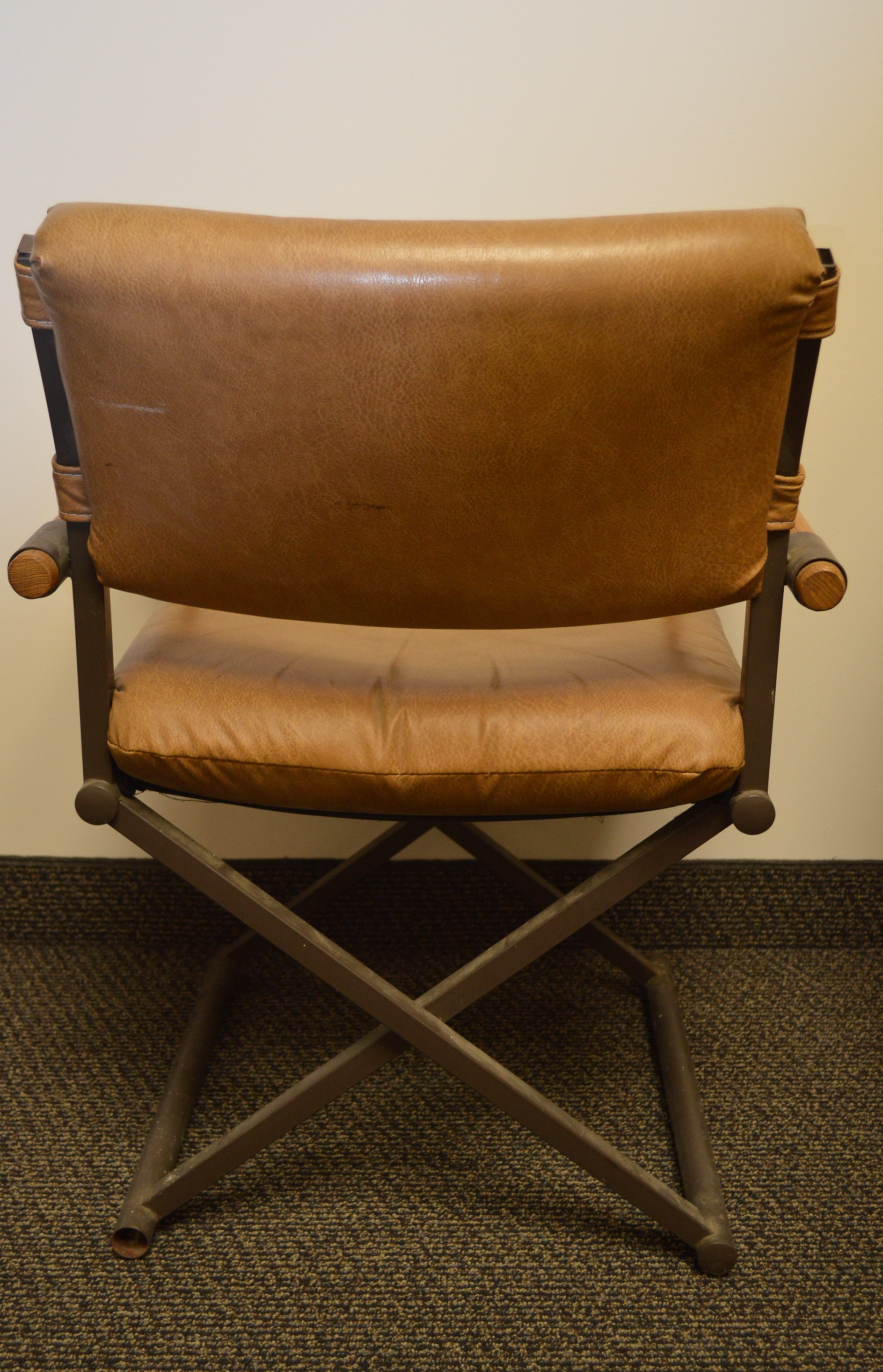 Mid-Century Modern Leather Directors Chairs