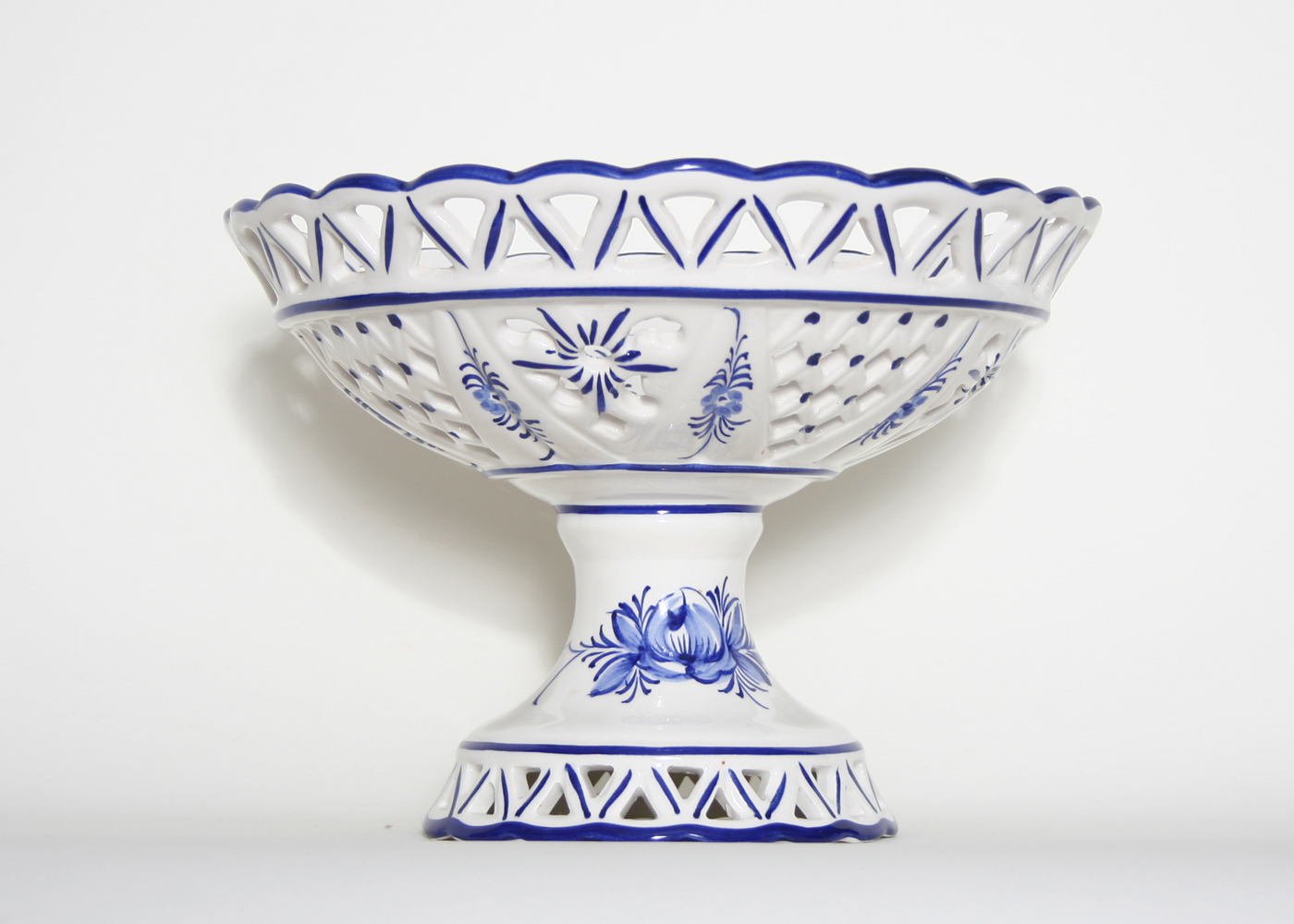 Hand-Painted Ceramic Portuguese Fruit Bowl