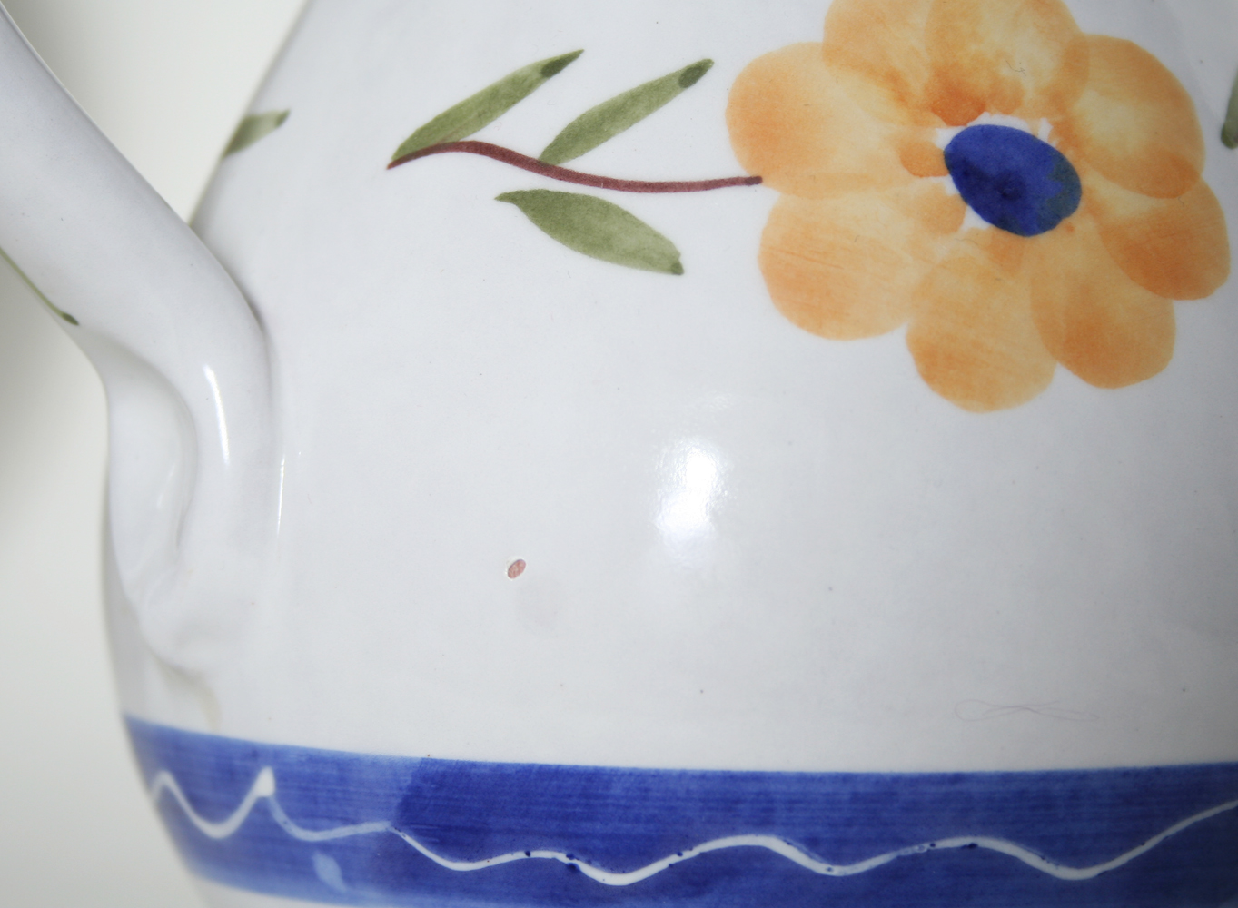 Floral Bowl and Pitcher