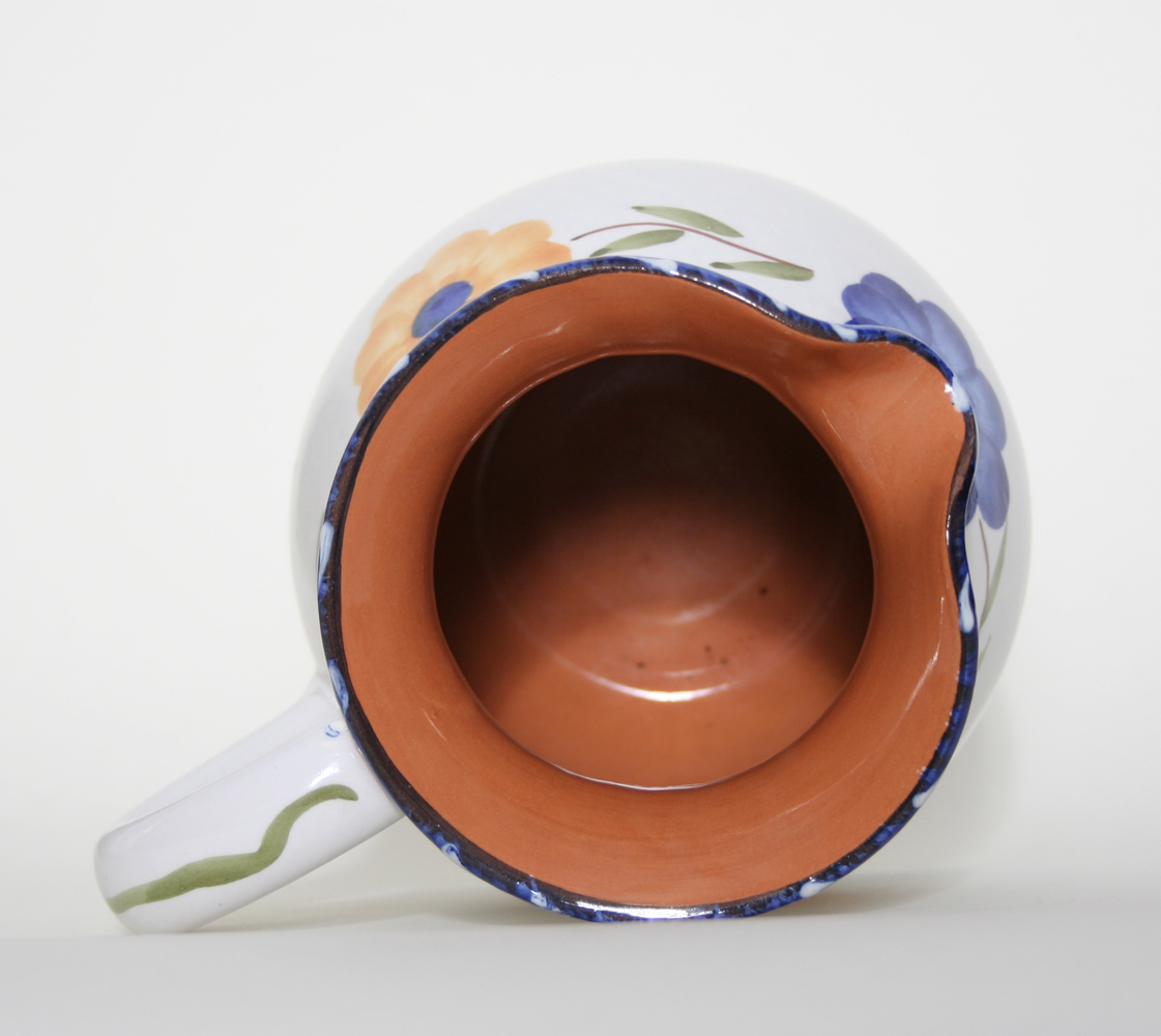 Floral Bowl and Pitcher