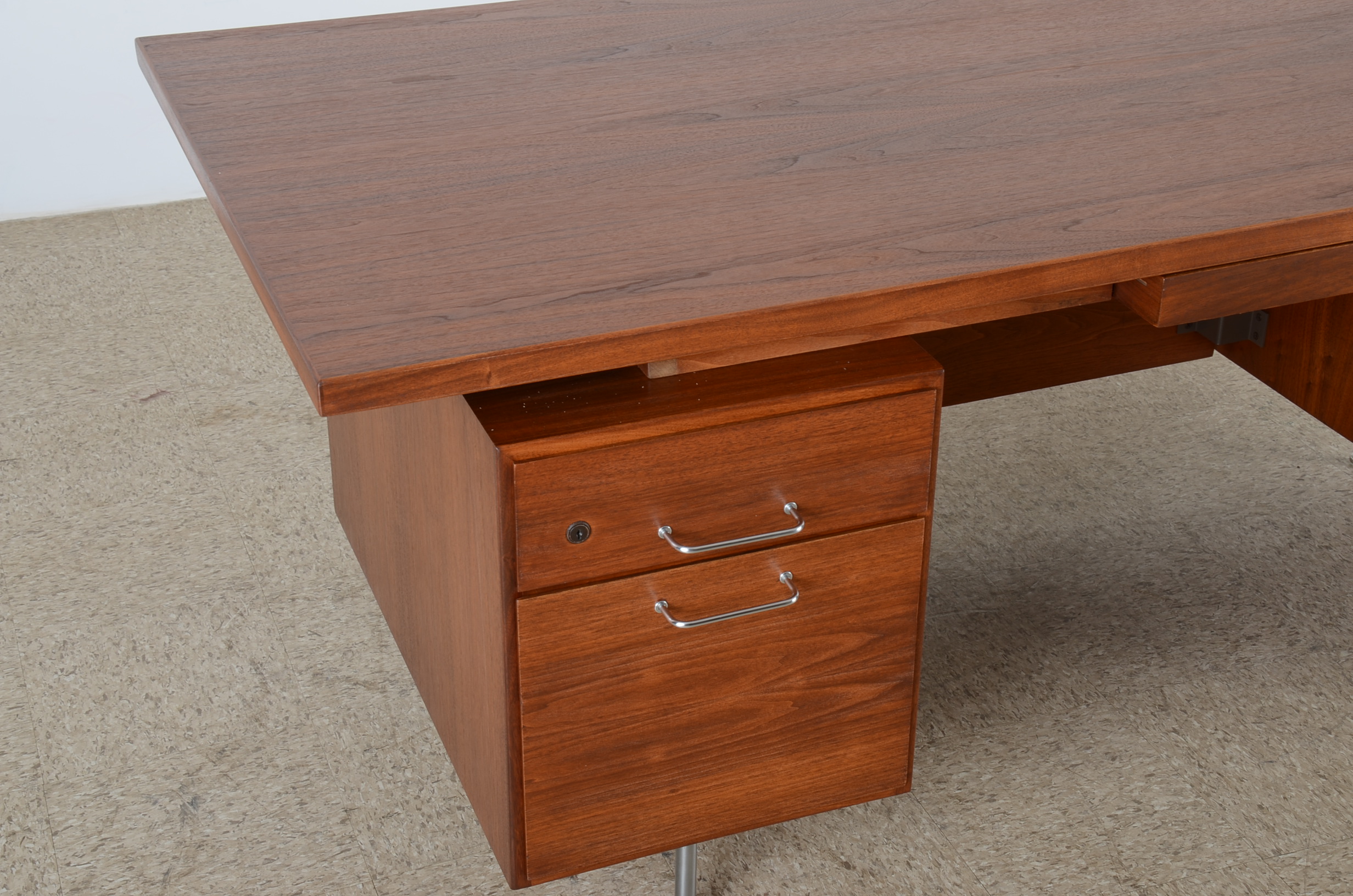 Jens Risom Walnut Executive Desk