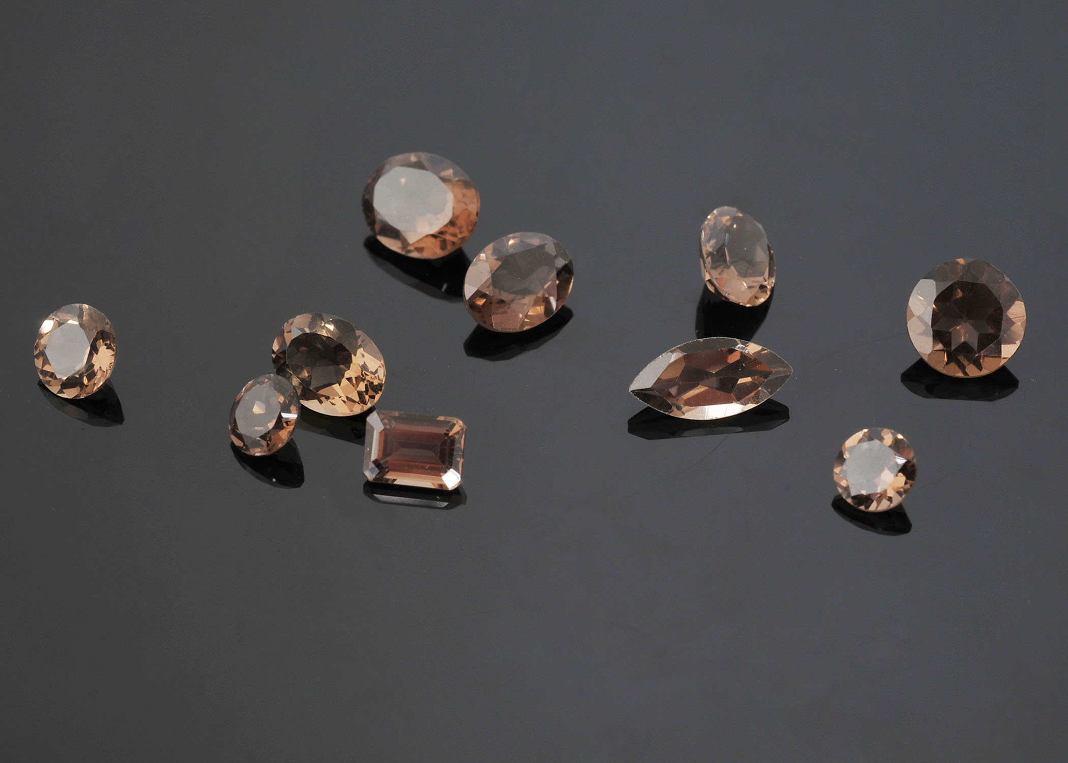 Lot of 14.15 CT TW Loose Smoky Quartz Gemstones