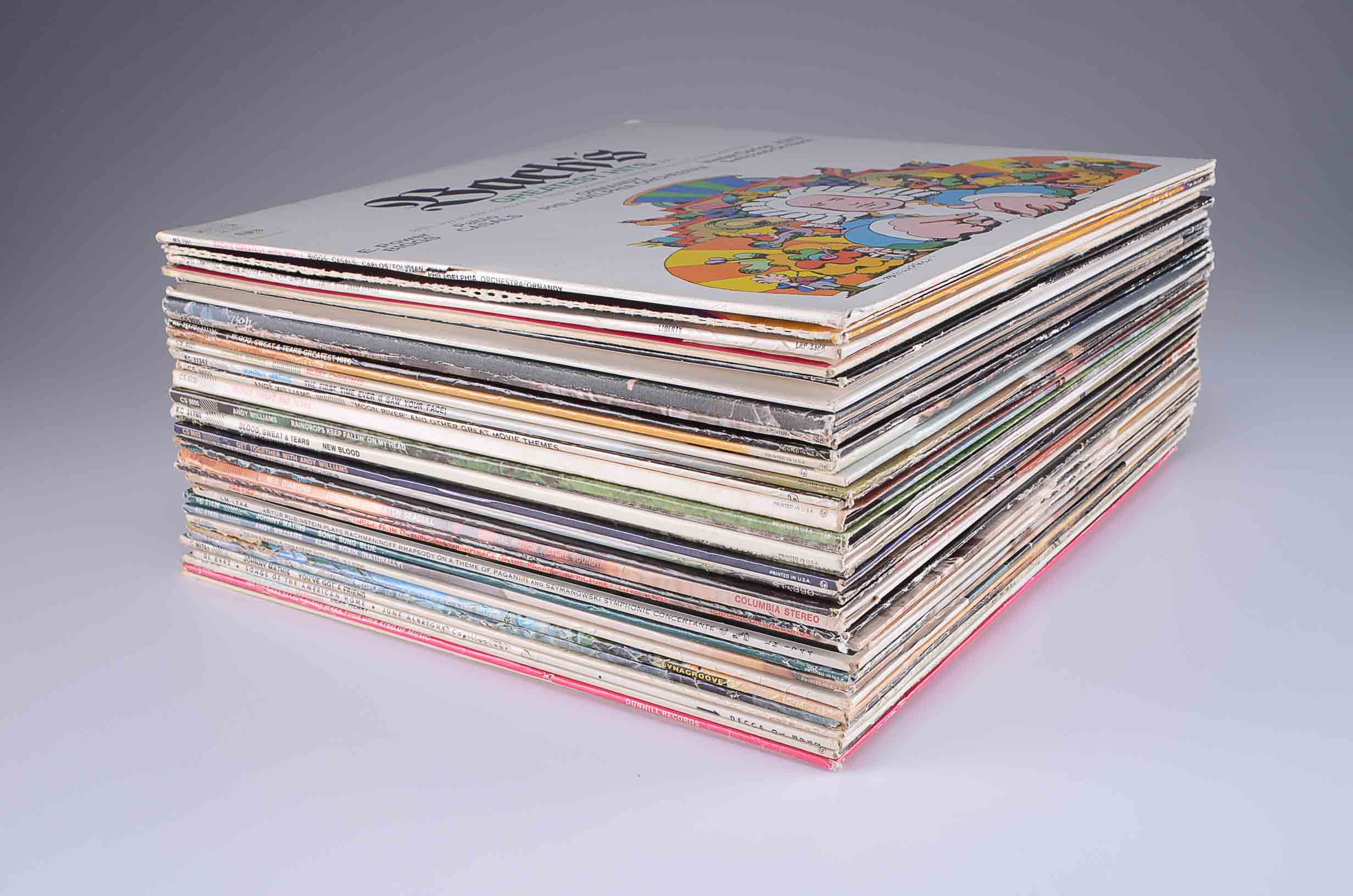 Assortment of Vintage Vinyl Records