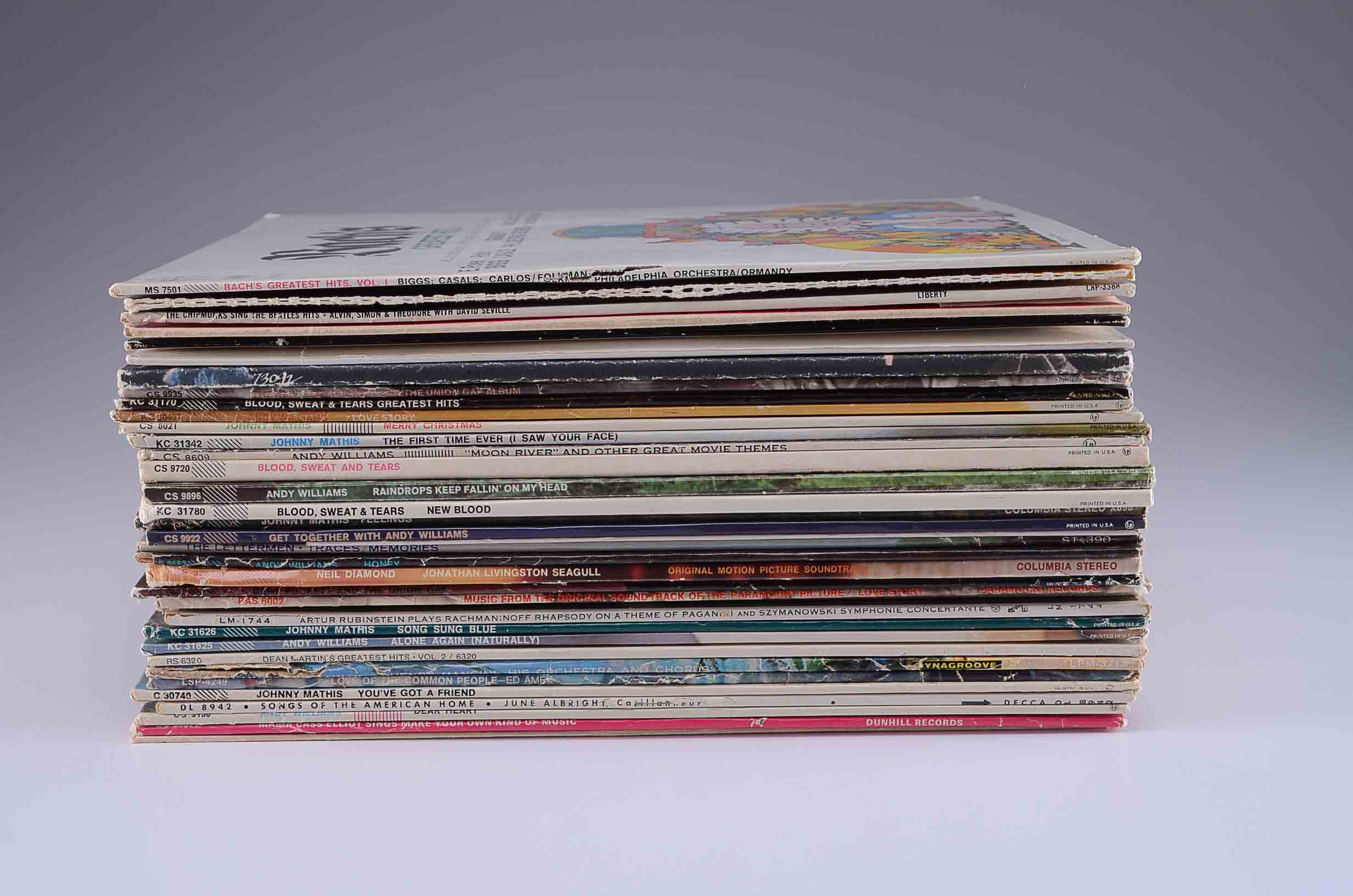 Assortment of Vintage Vinyl Records
