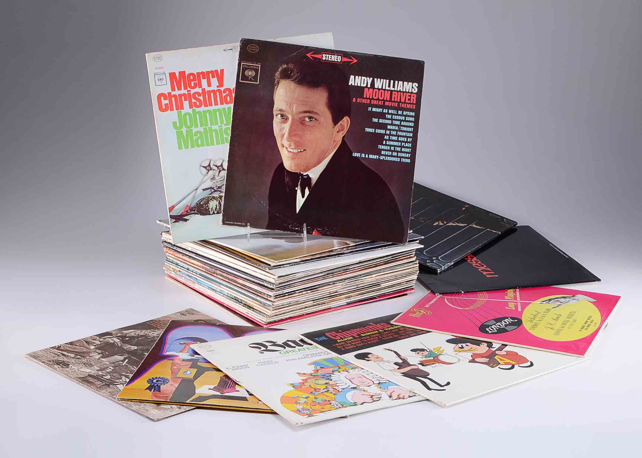 Assortment of Vintage Vinyl Records