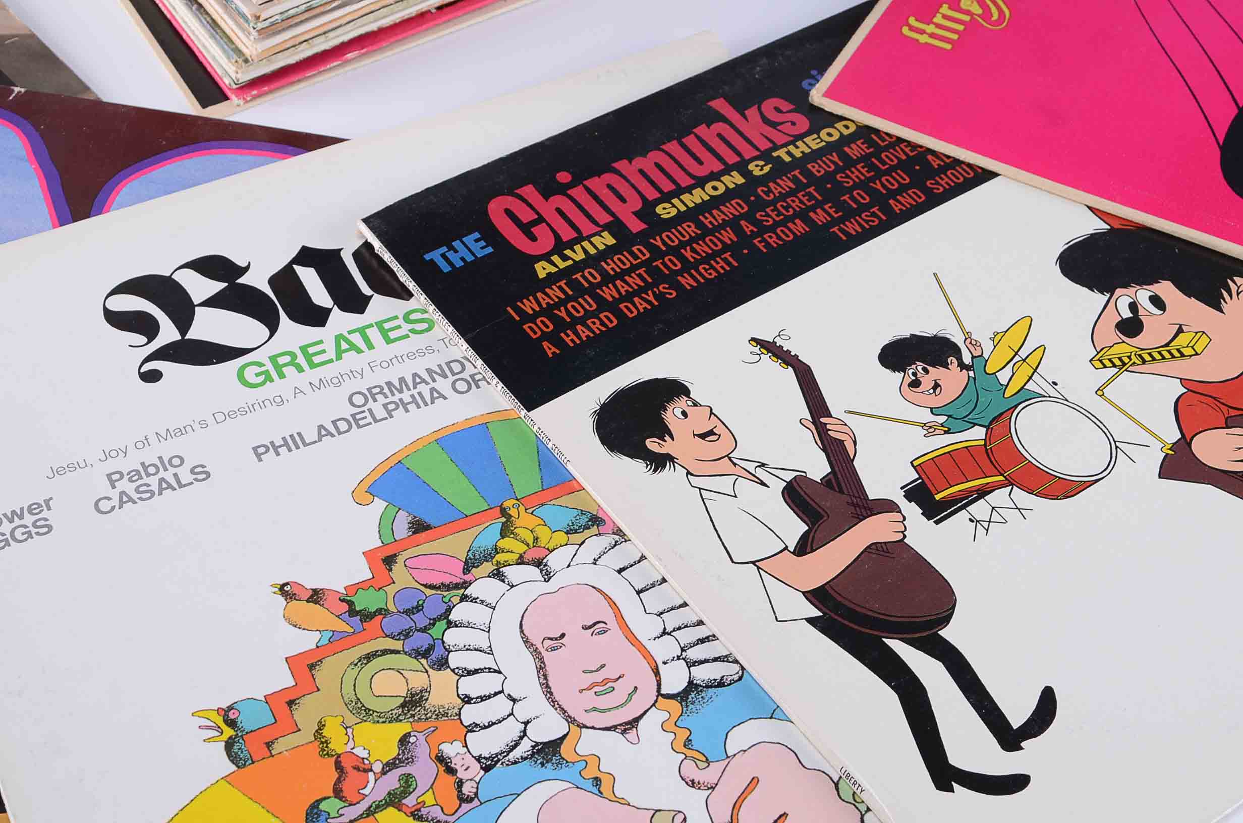 Assortment of Vintage Vinyl Records