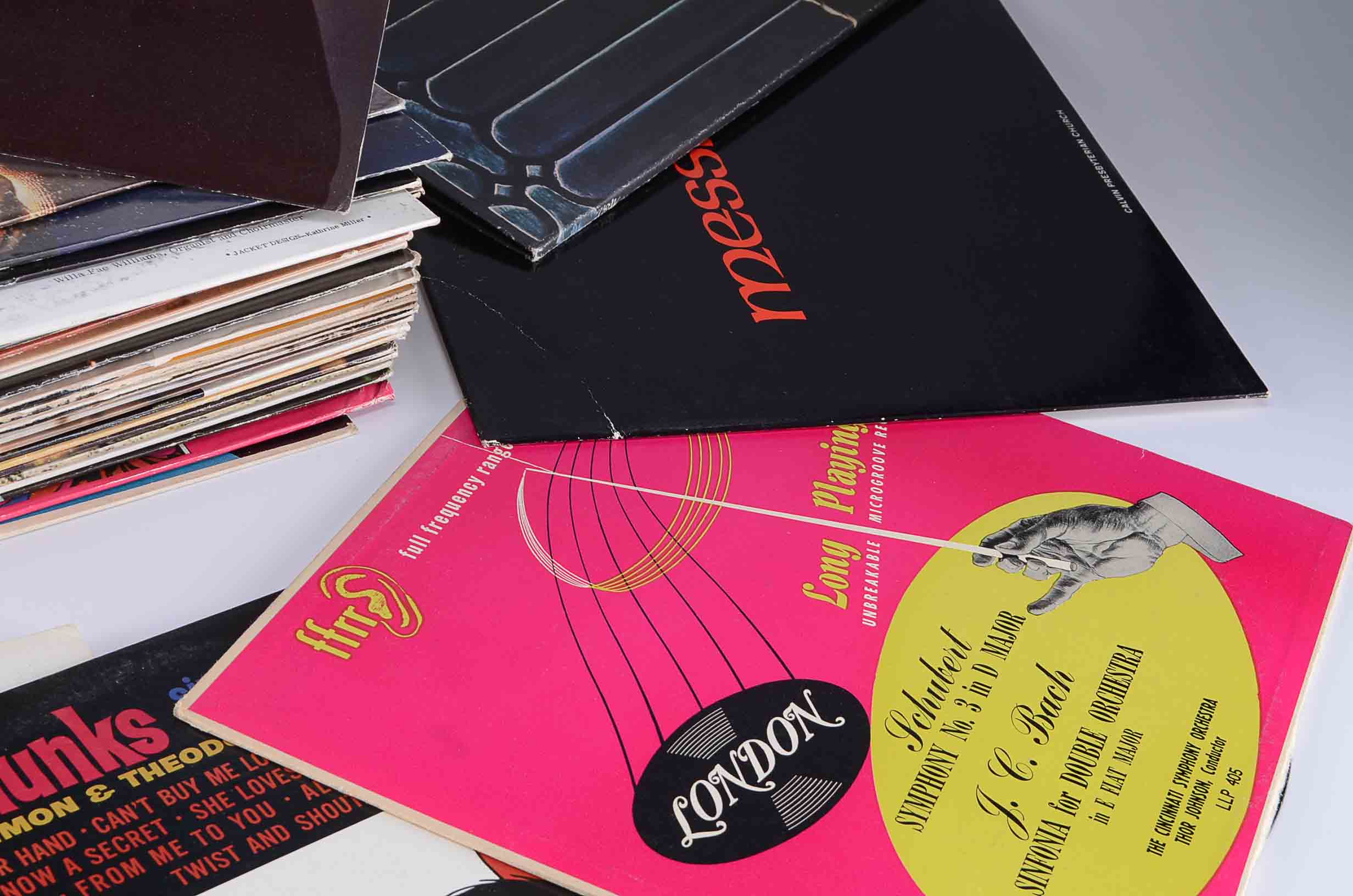 Assortment of Vintage Vinyl Records