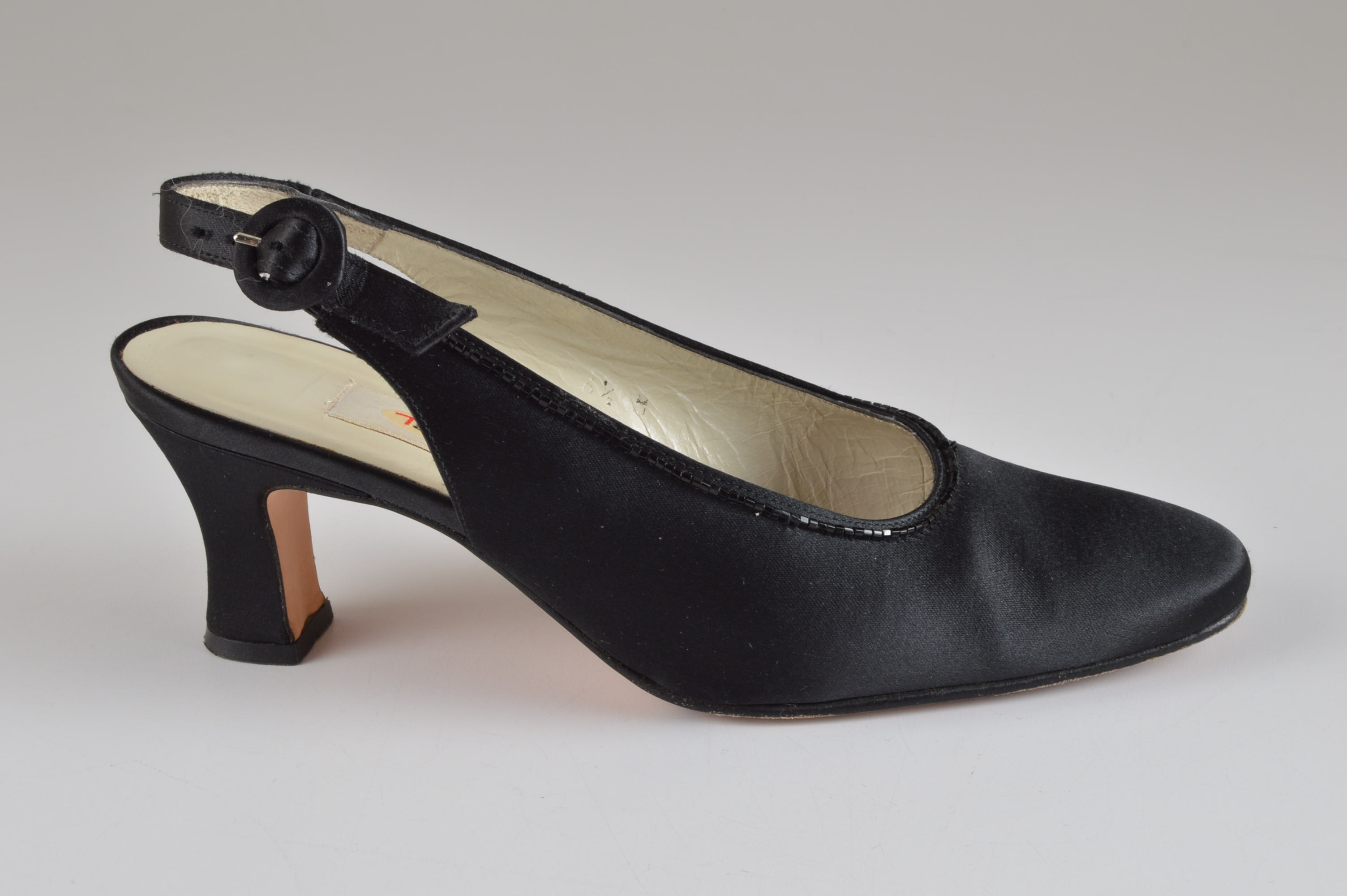 Two Pair of Black Shoes Including Talbots Sling Backs