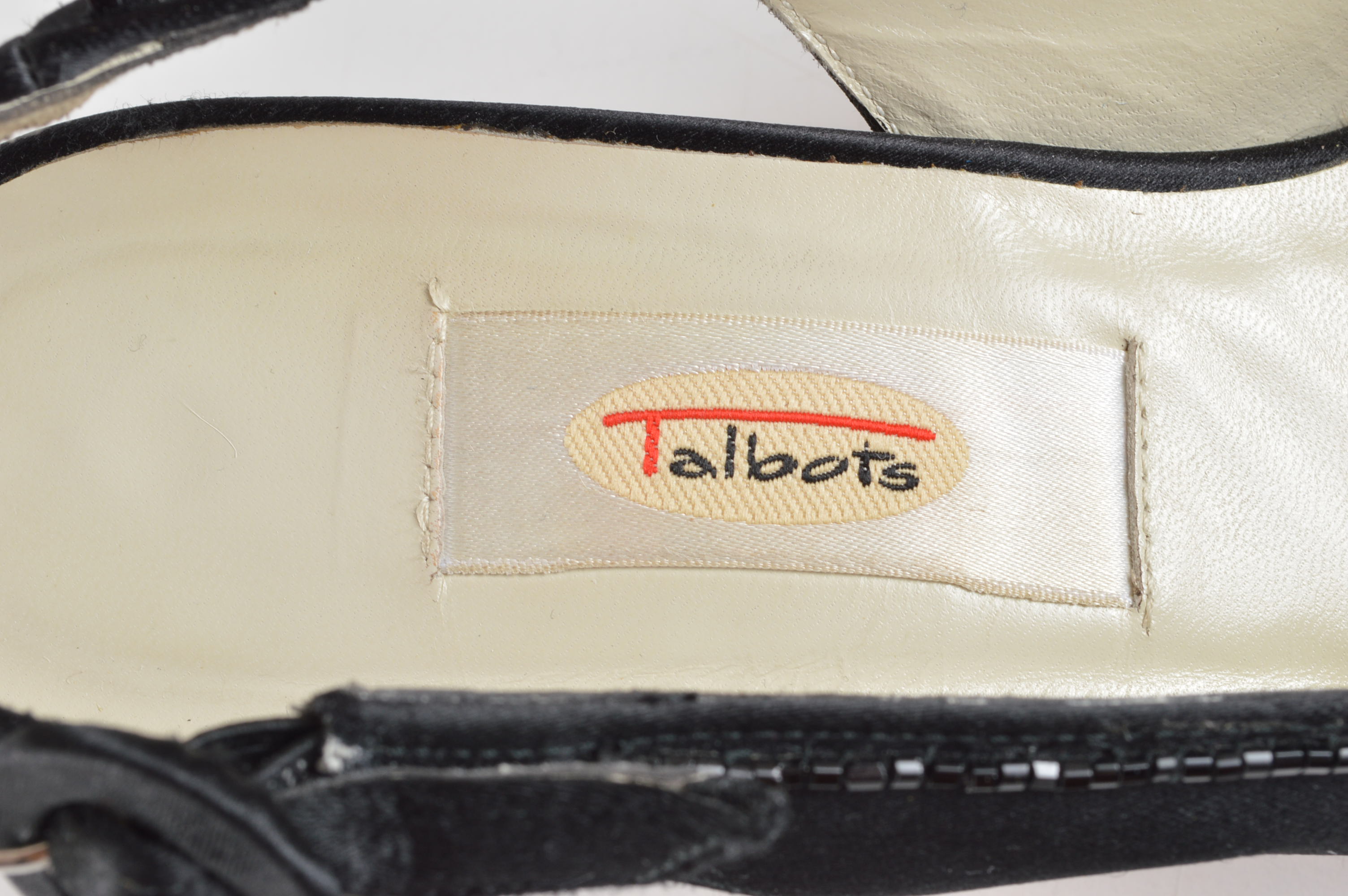 Two Pair of Black Shoes Including Talbots Sling Backs