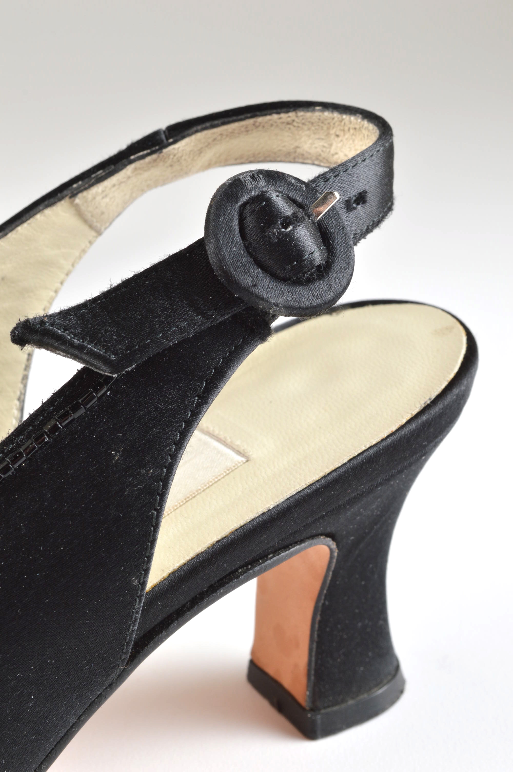 Two Pair of Black Shoes Including Talbots Sling Backs