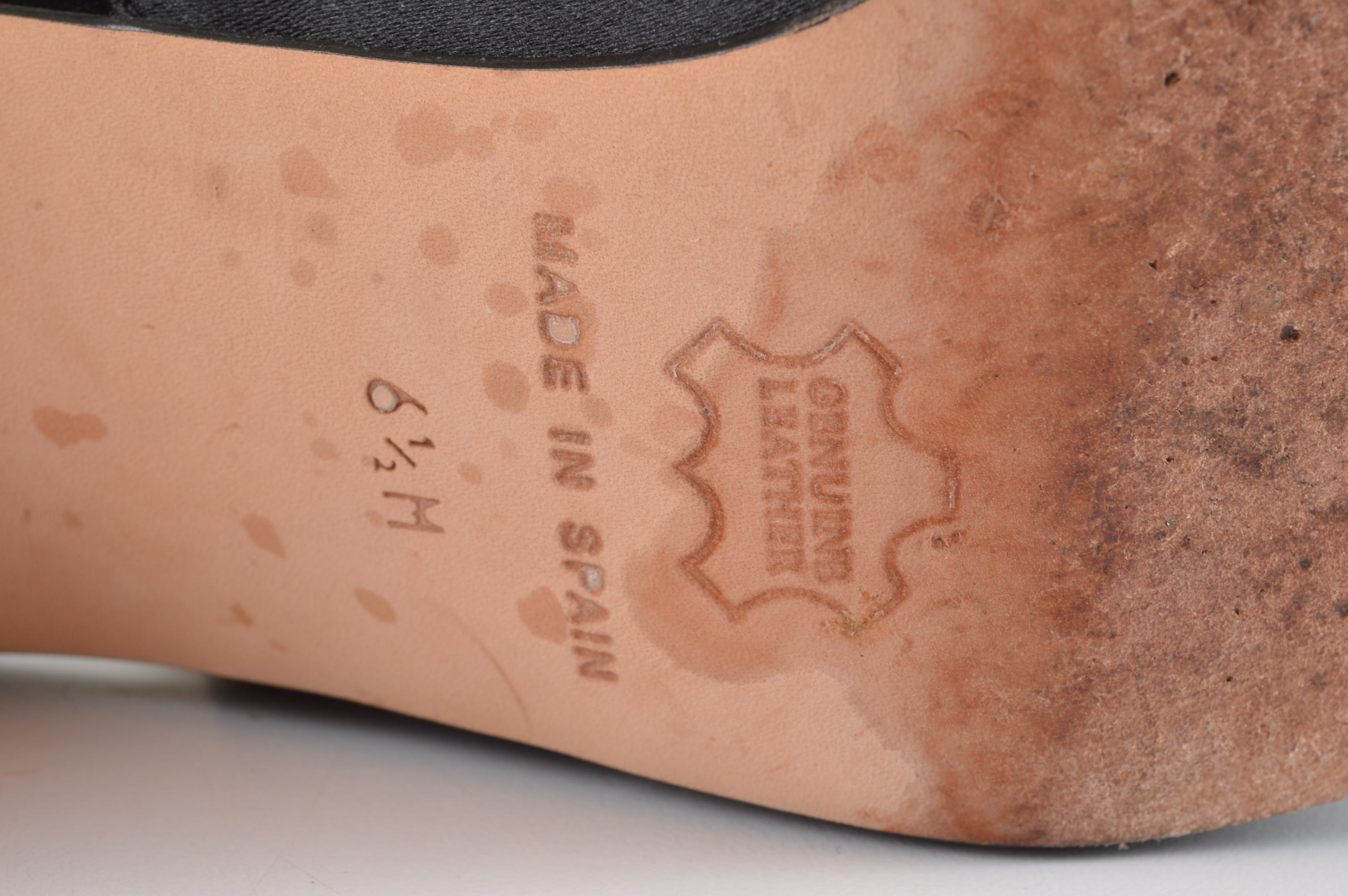 Two Pair of Black Shoes Including Talbots Sling Backs