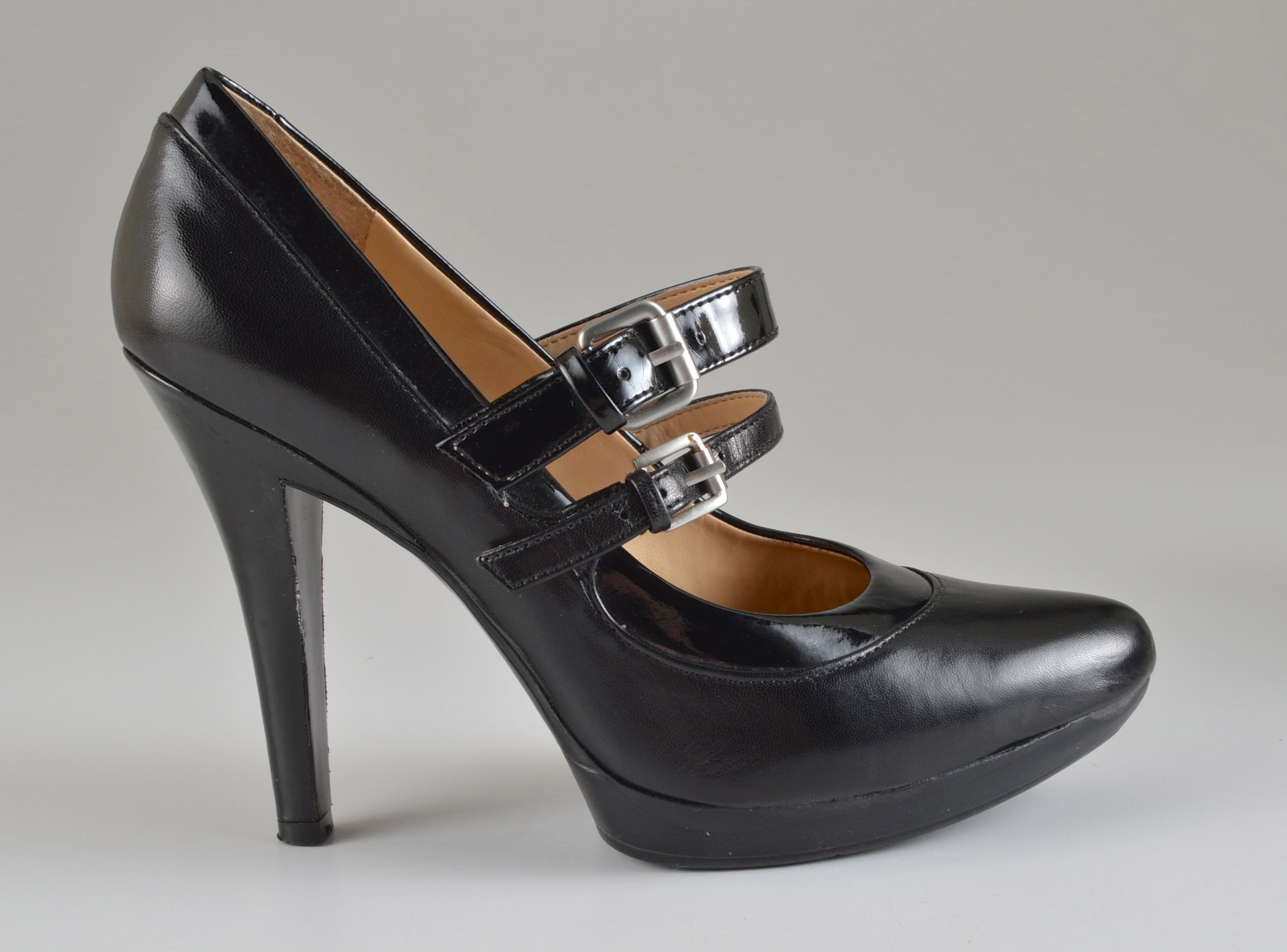 Two Pair of Black Shoes Including Talbots Sling Backs