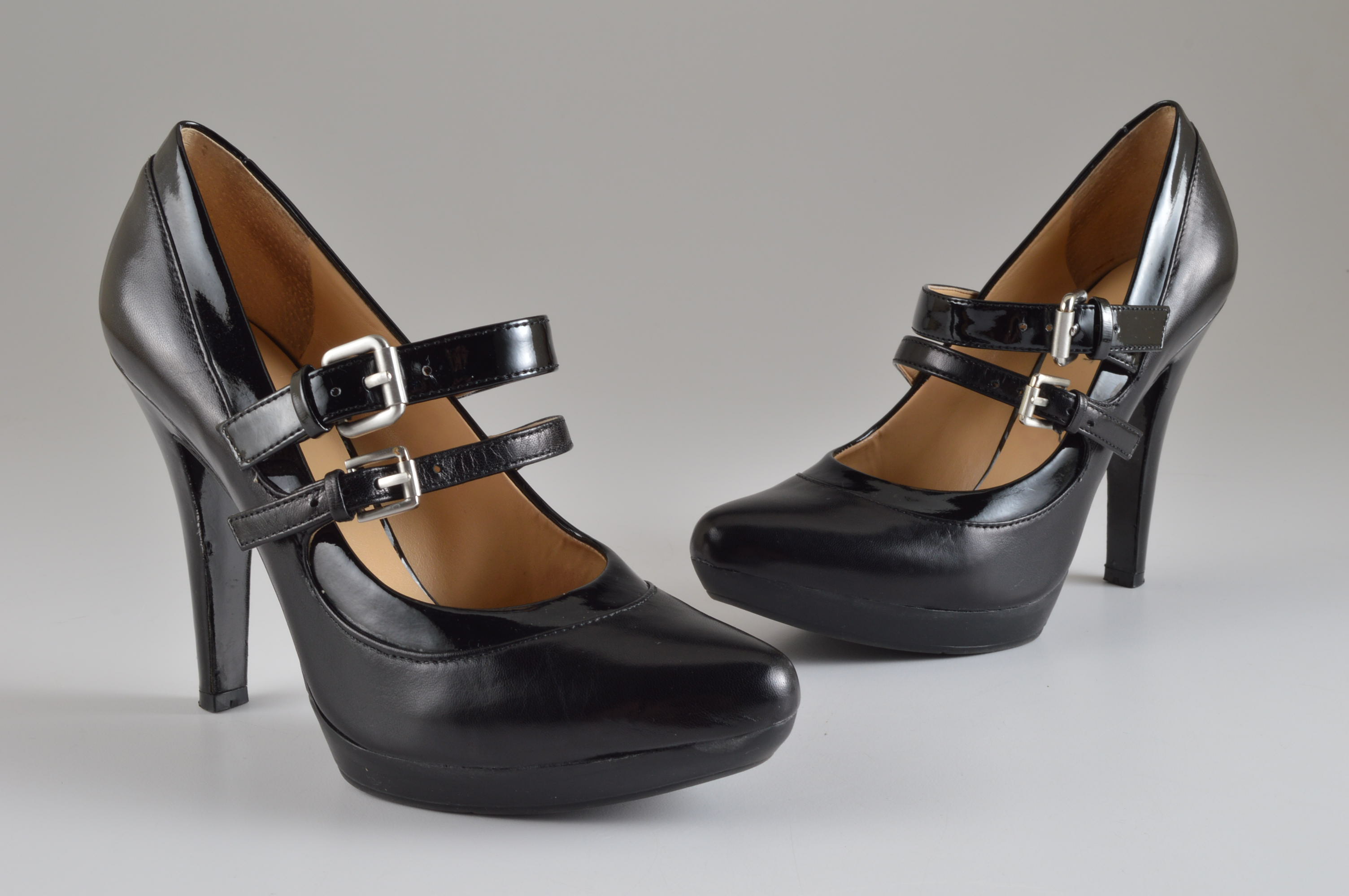 Two Pair of Black Shoes Including Talbots Sling Backs