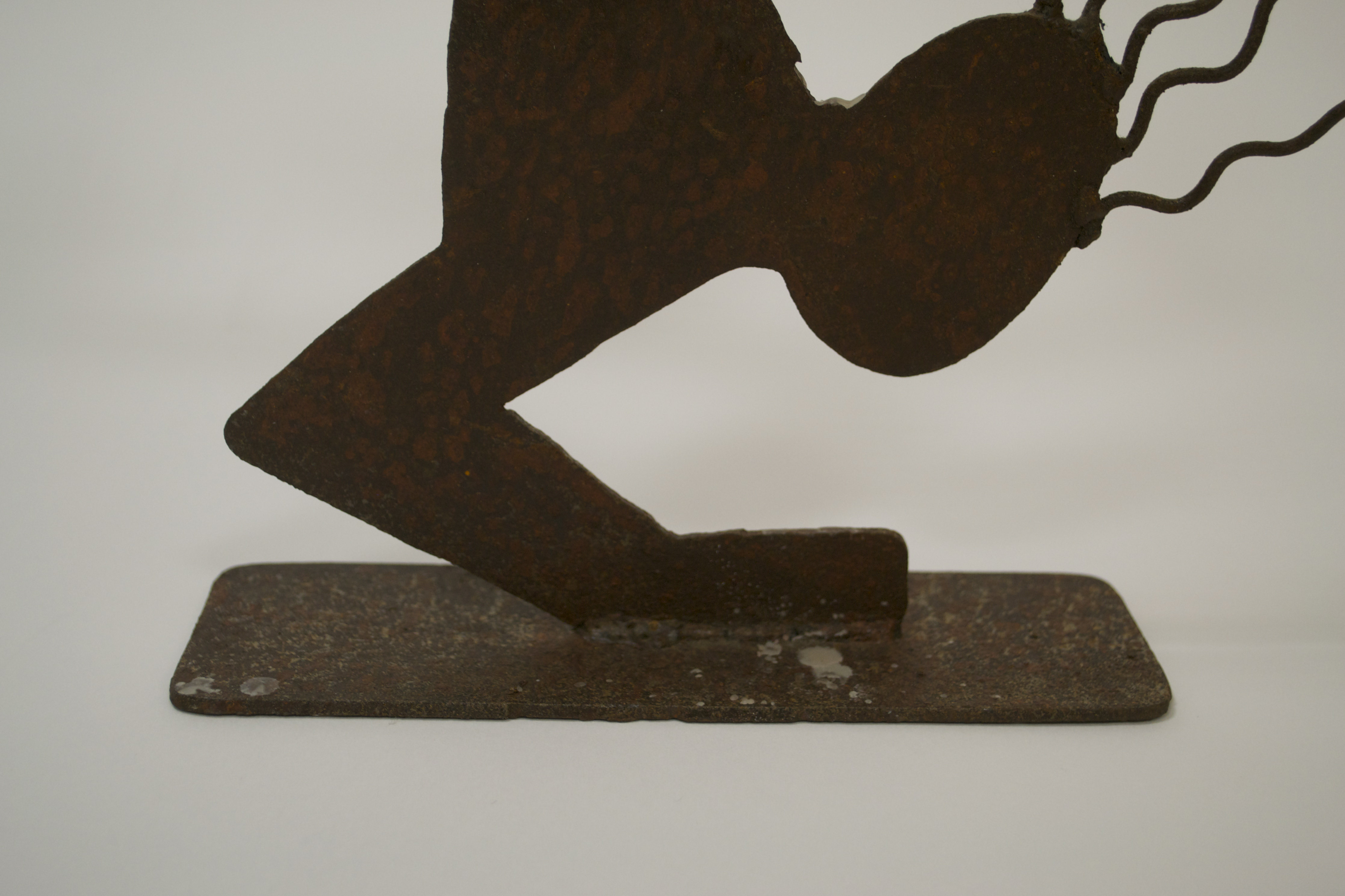 Modern Hammered Metal Candle Holder