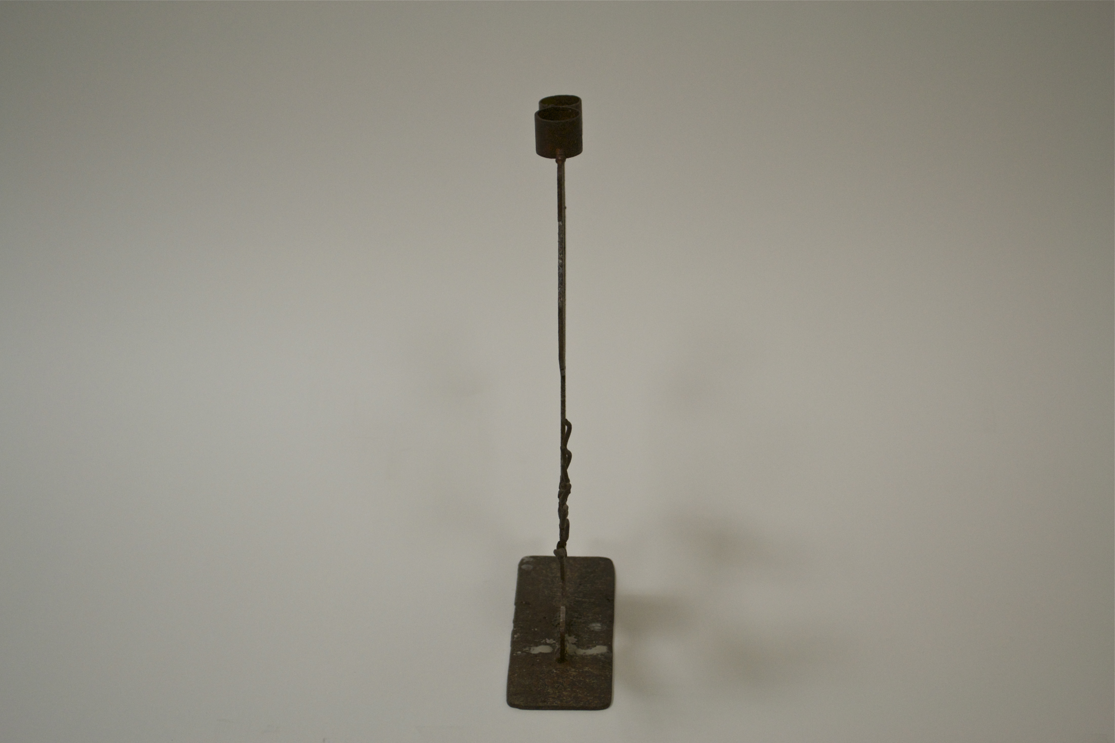 Modern Hammered Metal Candle Holder