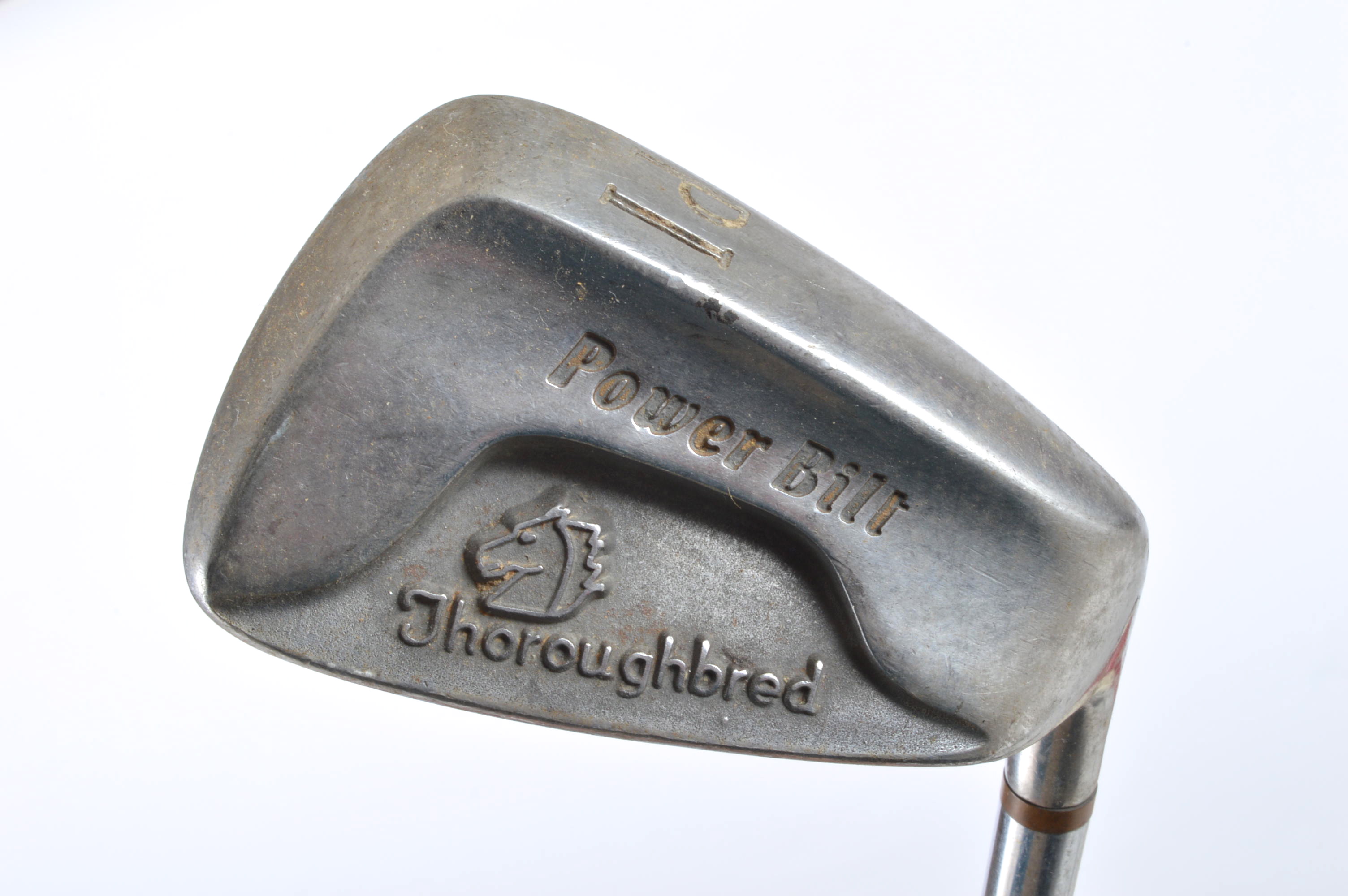 Vintage Leather Royal Golf Bag with Clubs