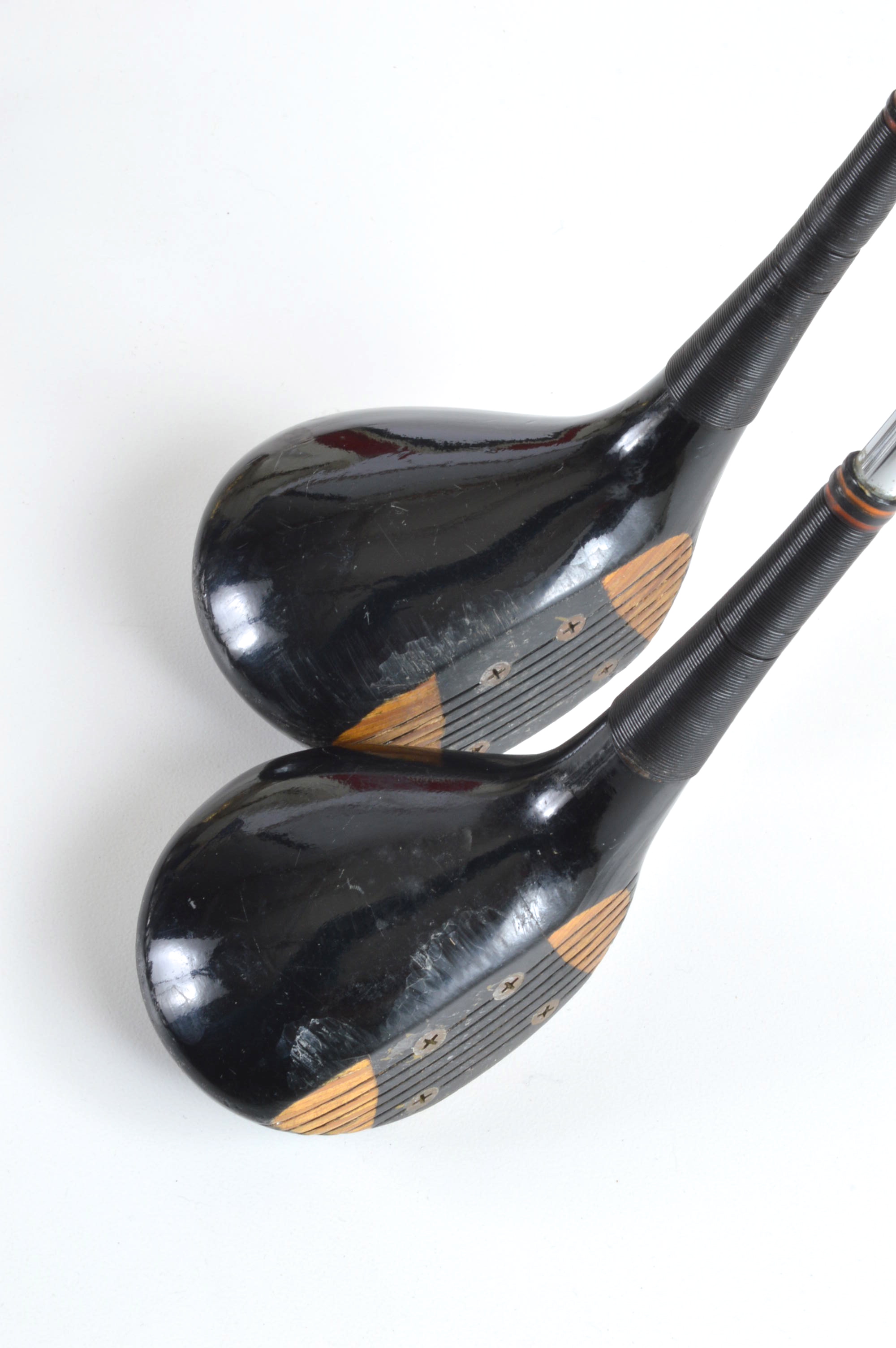 Vintage Leather Royal Golf Bag with Clubs