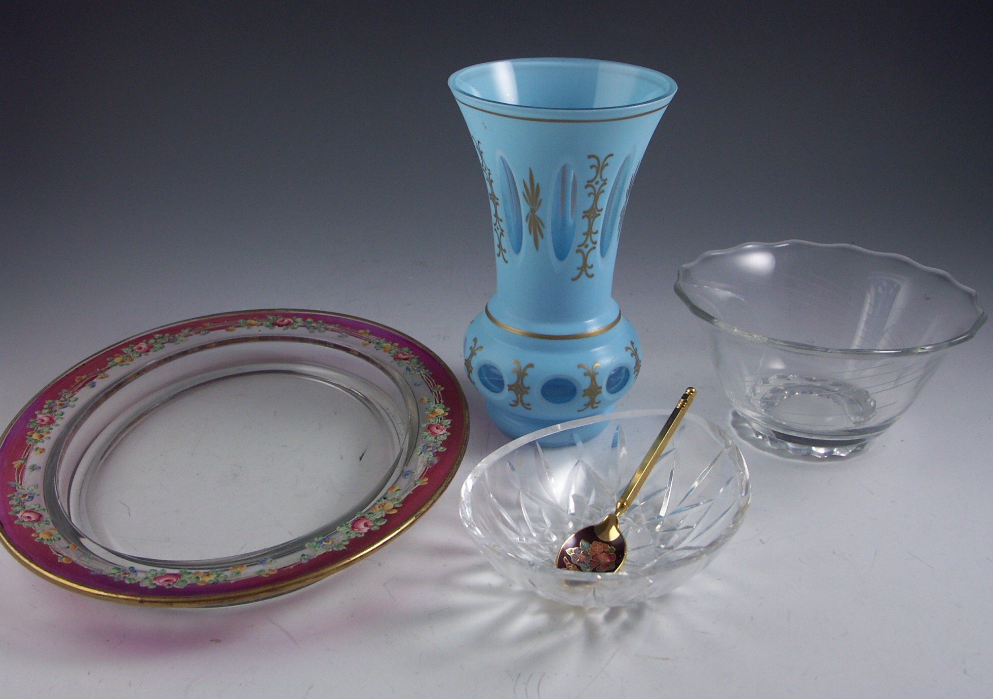 Vintage Decorative Glassware Lot