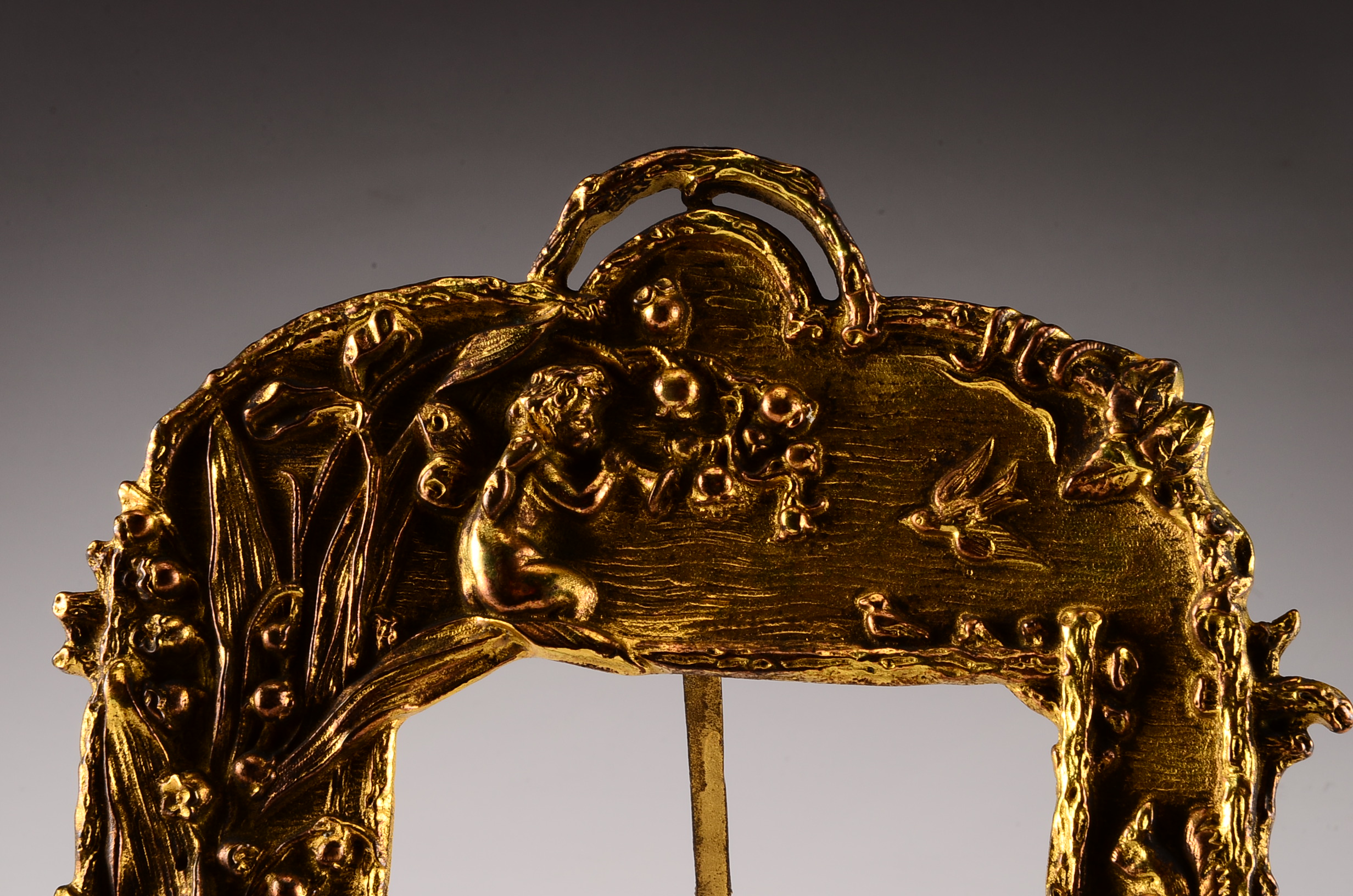 Victorian Cast Brass Photo Frame