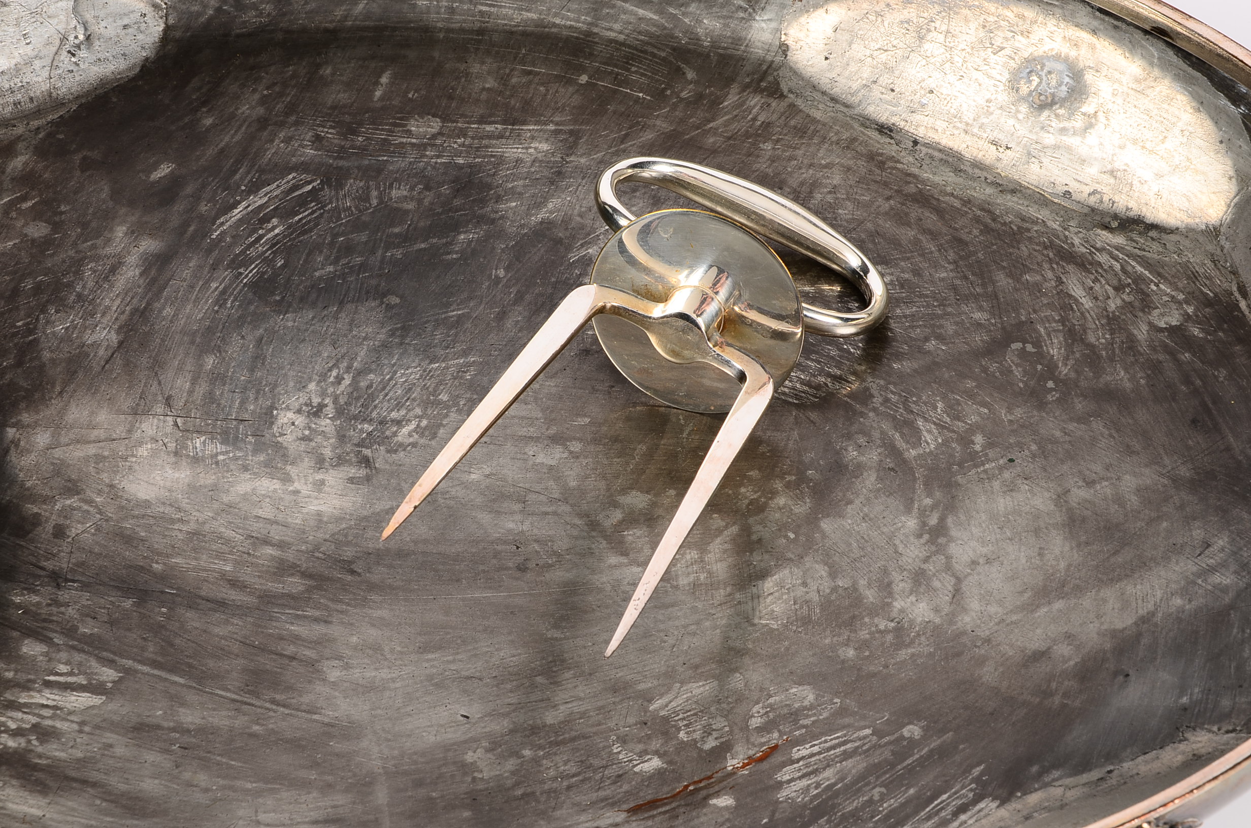 Unmatched Antique Silver Plate Meat Platter and Dome Cover