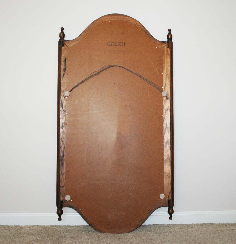 Wooden Hanging Wall Mirror