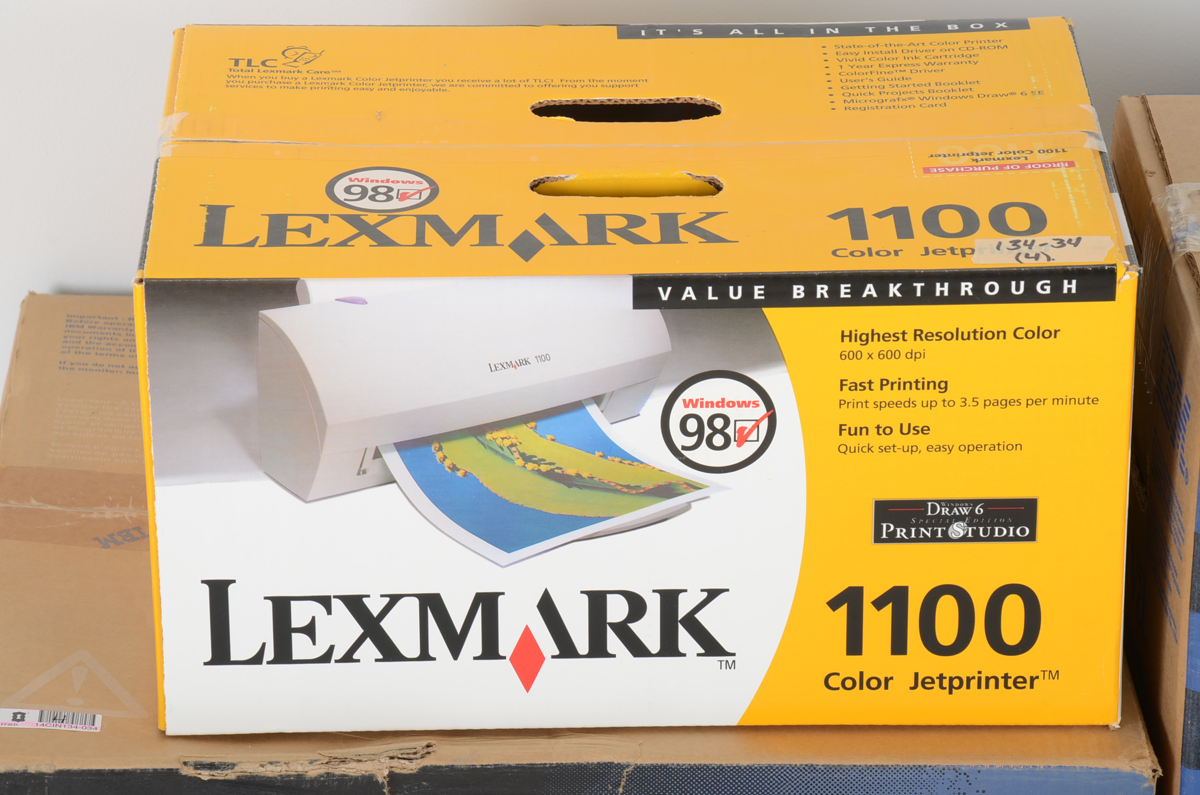 IBM Aptiva Multimedia Computer System, Monitor, Lemark Printer 