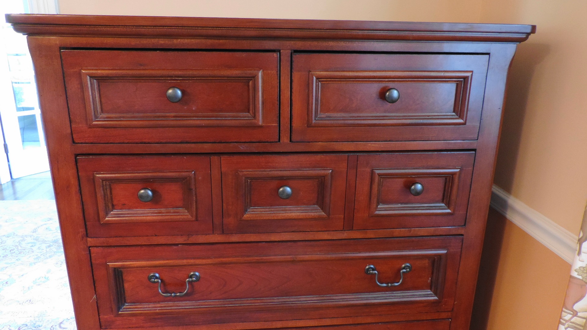 Wood Chest of Drawers
