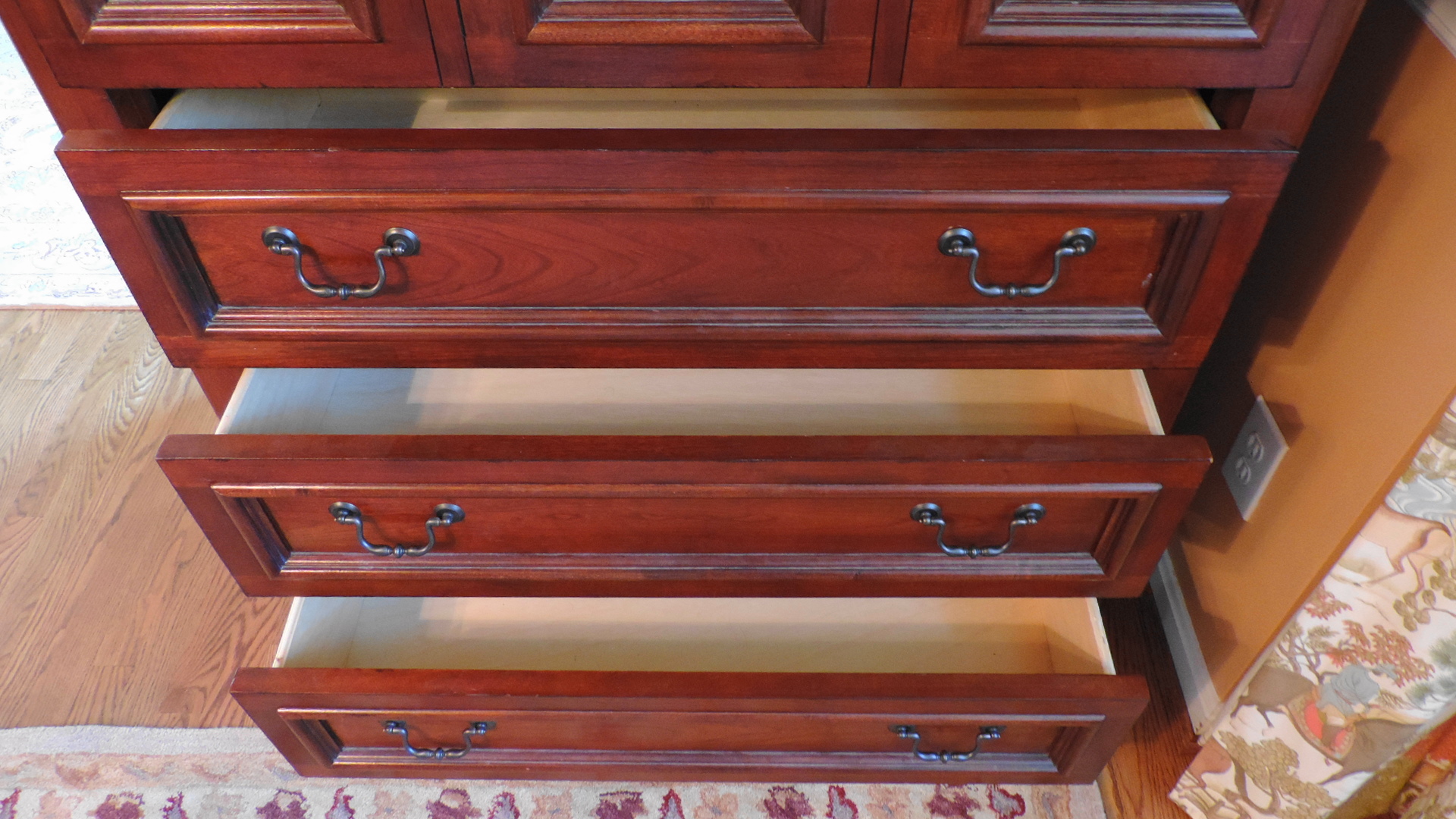 Wood Chest of Drawers