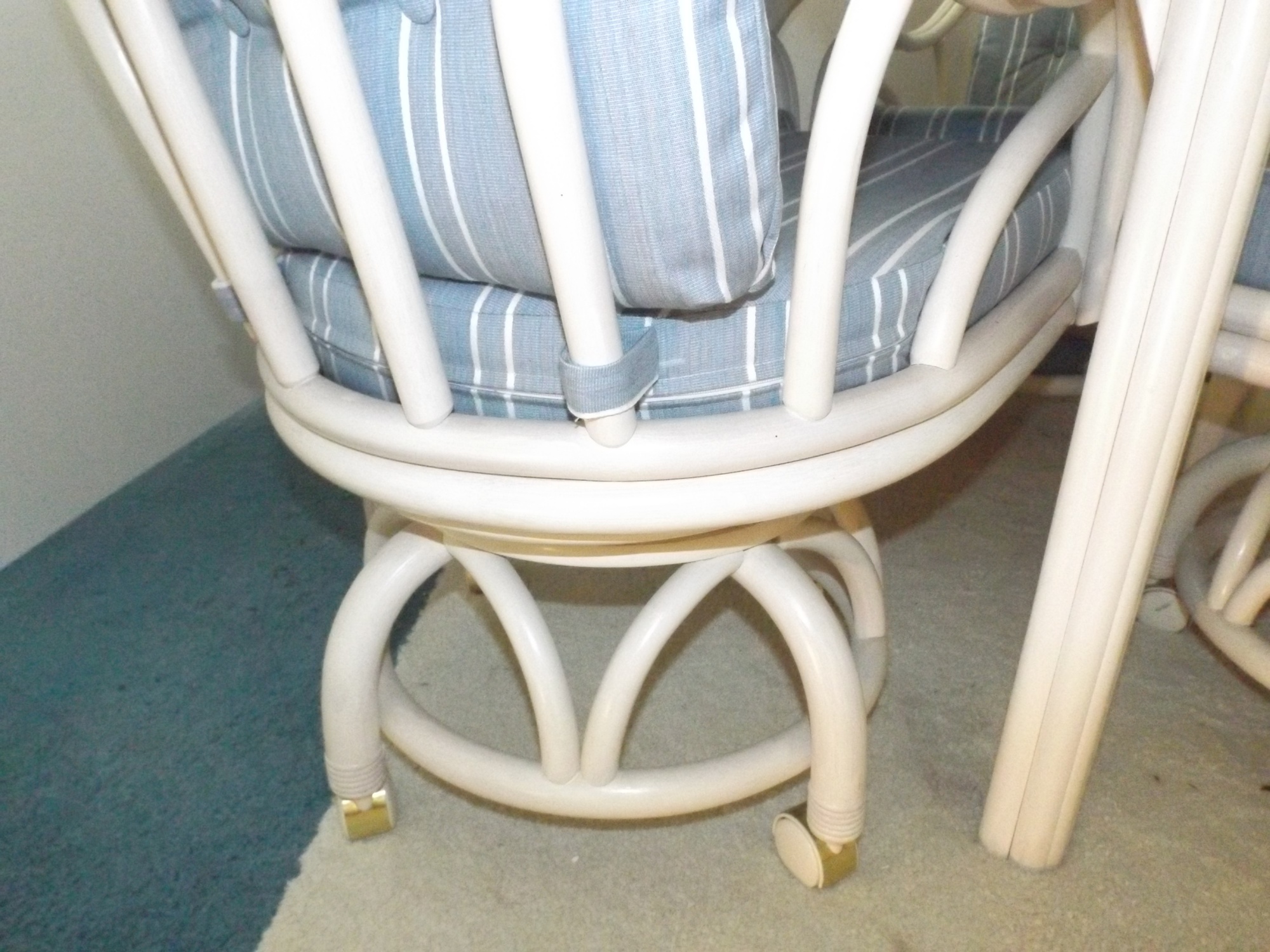 Ficks Reed Armchairs and Dining Table