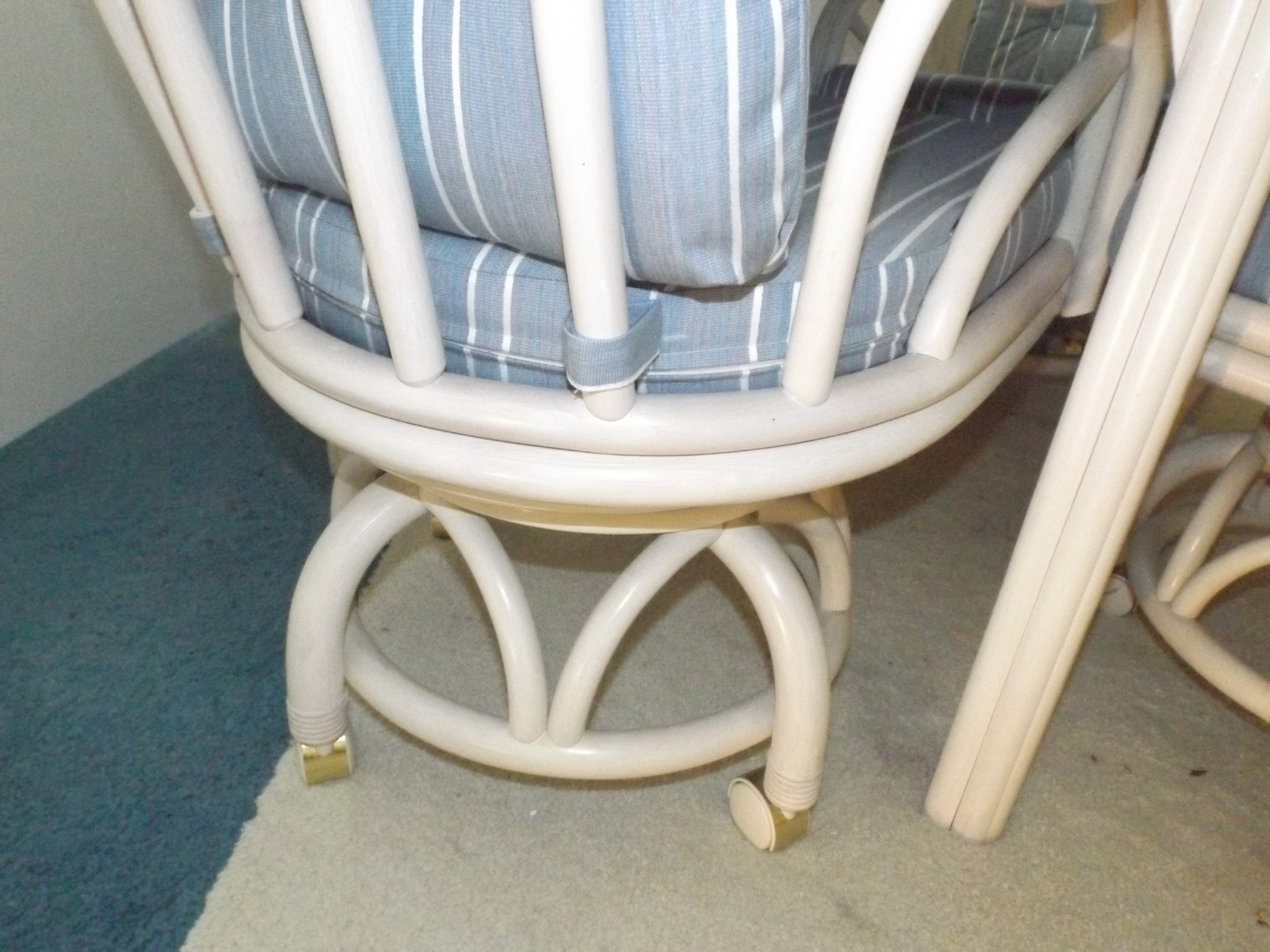 Ficks Reed Armchairs and Dining Table