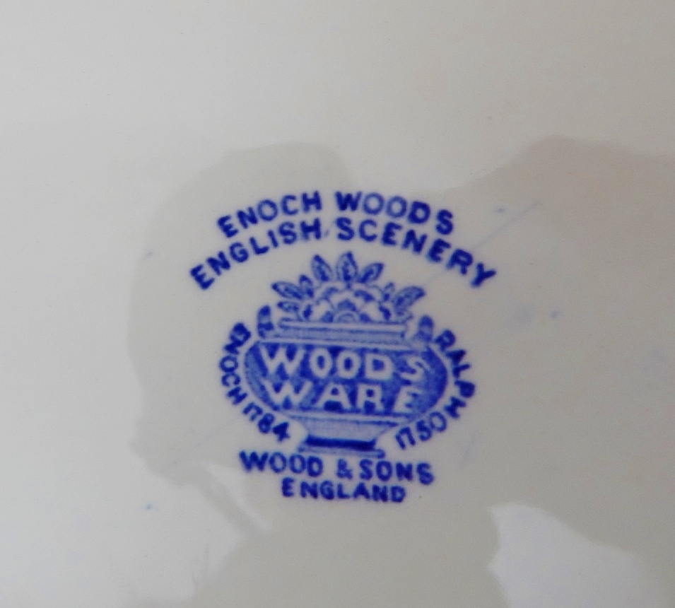 Blue Woods Ware English Scenery China