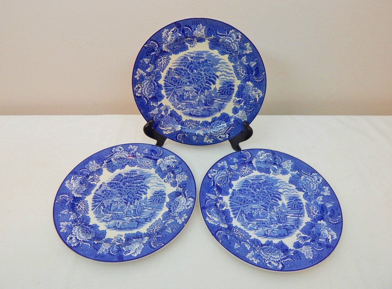 Blue Woods Ware English Scenery China