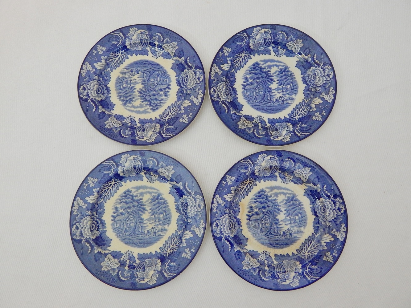 Blue Woods Ware English Scenery China