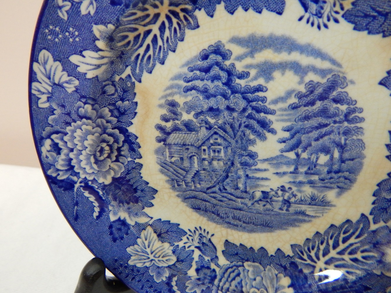 Blue Woods Ware English Scenery China