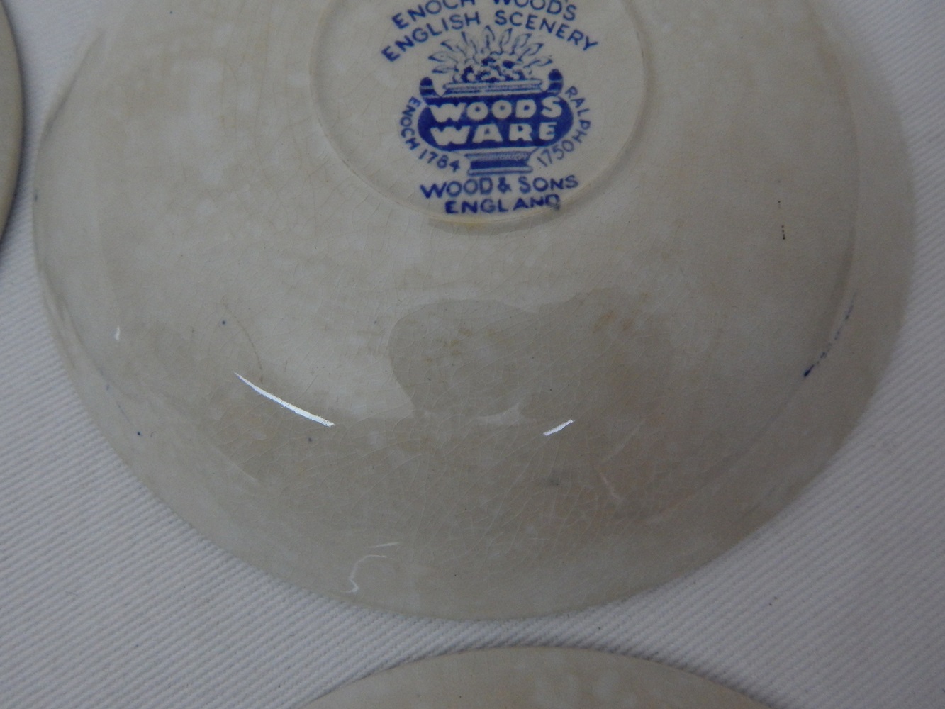 Blue Woods Ware English Scenery China