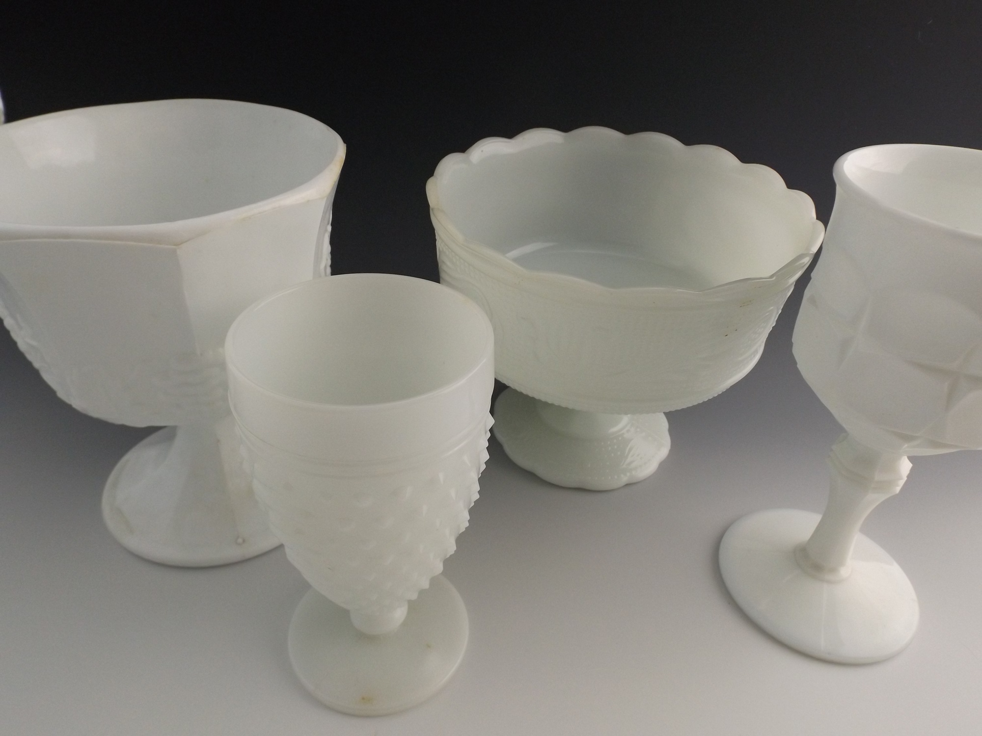 Vintage Milk Glass Group