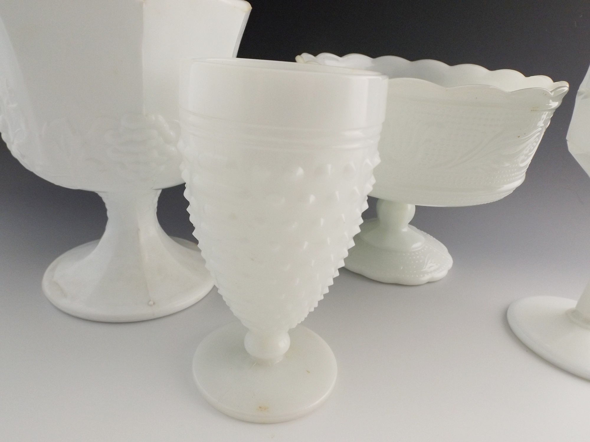Vintage Milk Glass Group