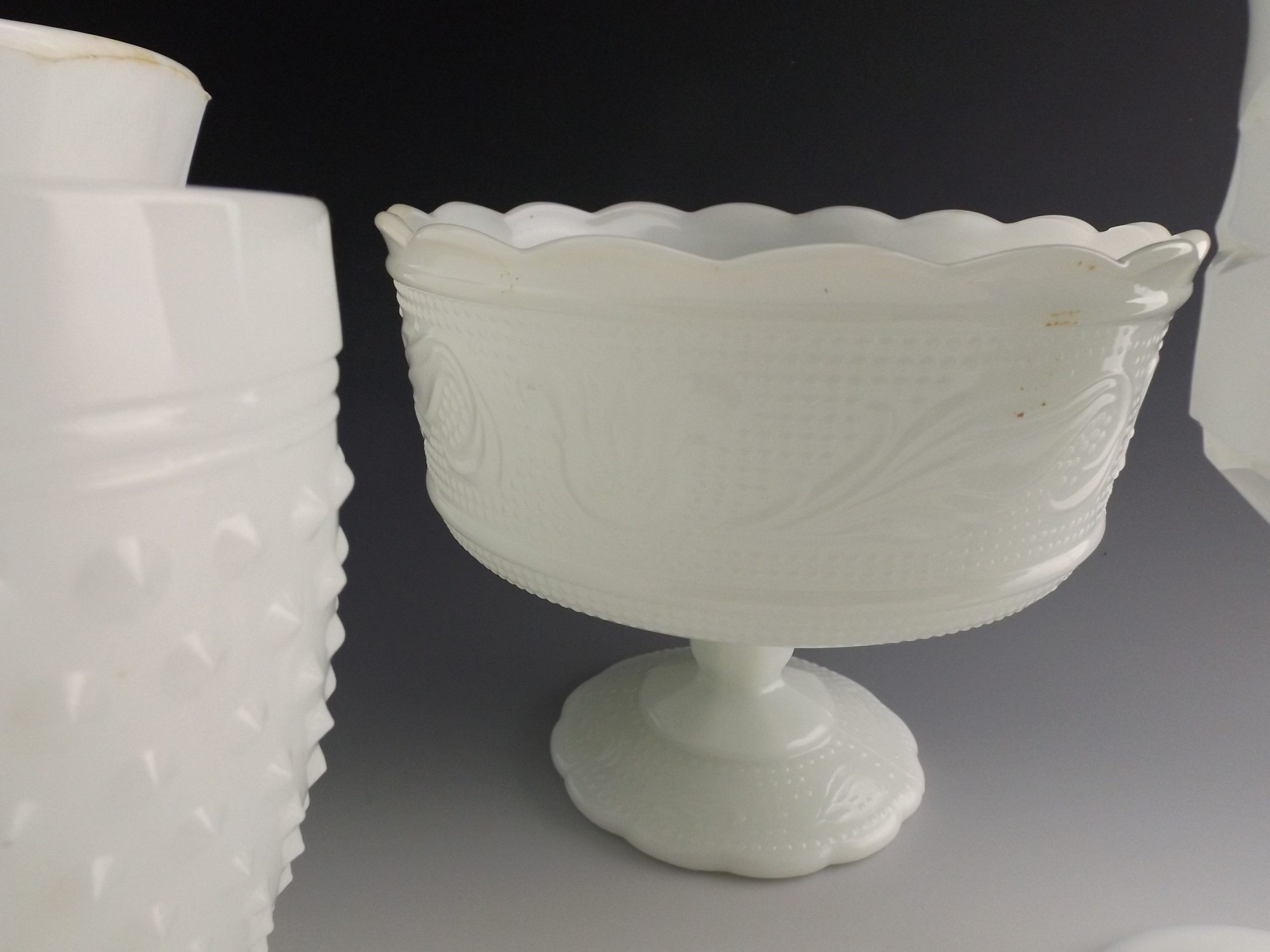 Vintage Milk Glass Group