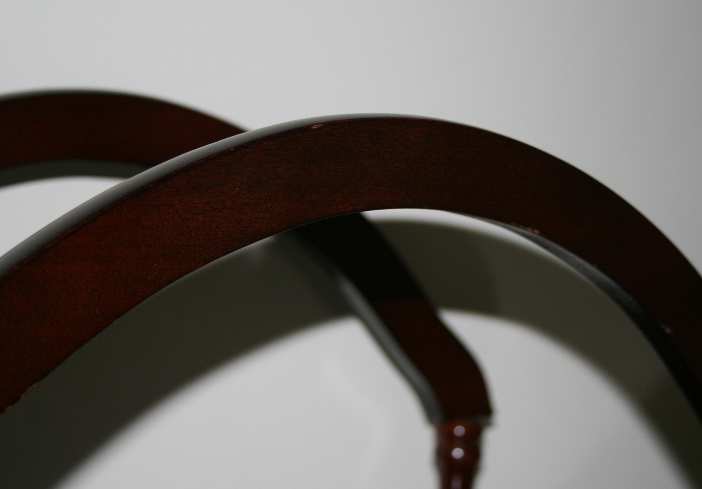 Tall Wooden Display Shelf