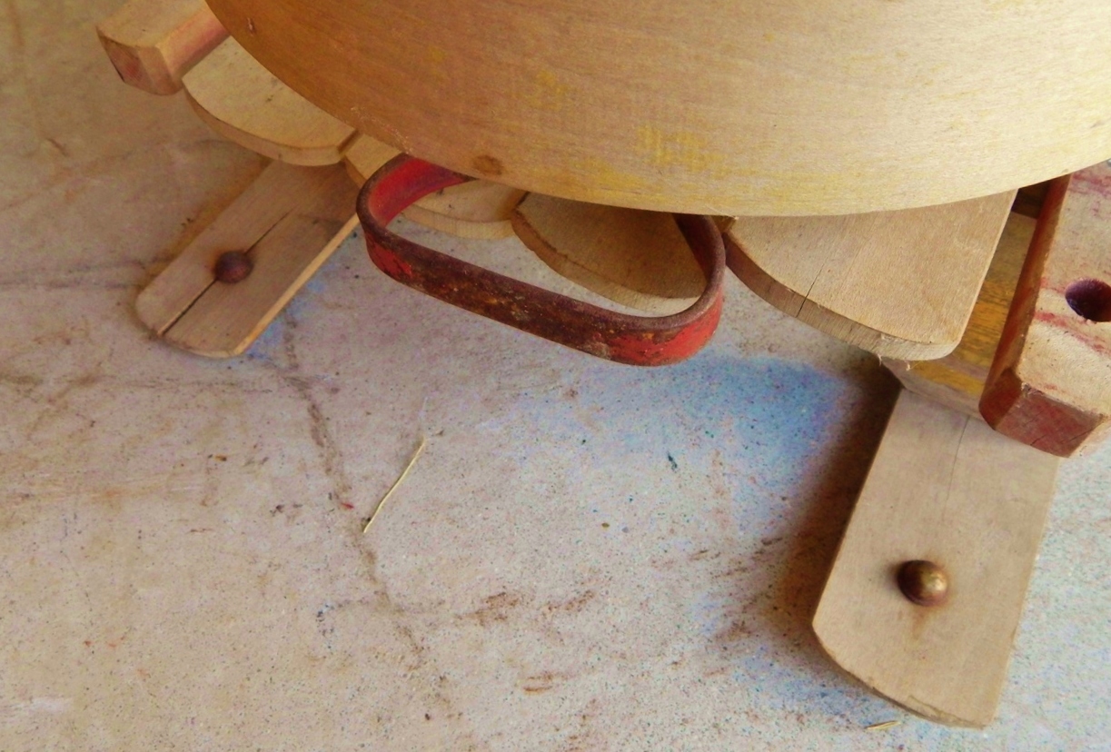 Antique Wooden Baby Sled