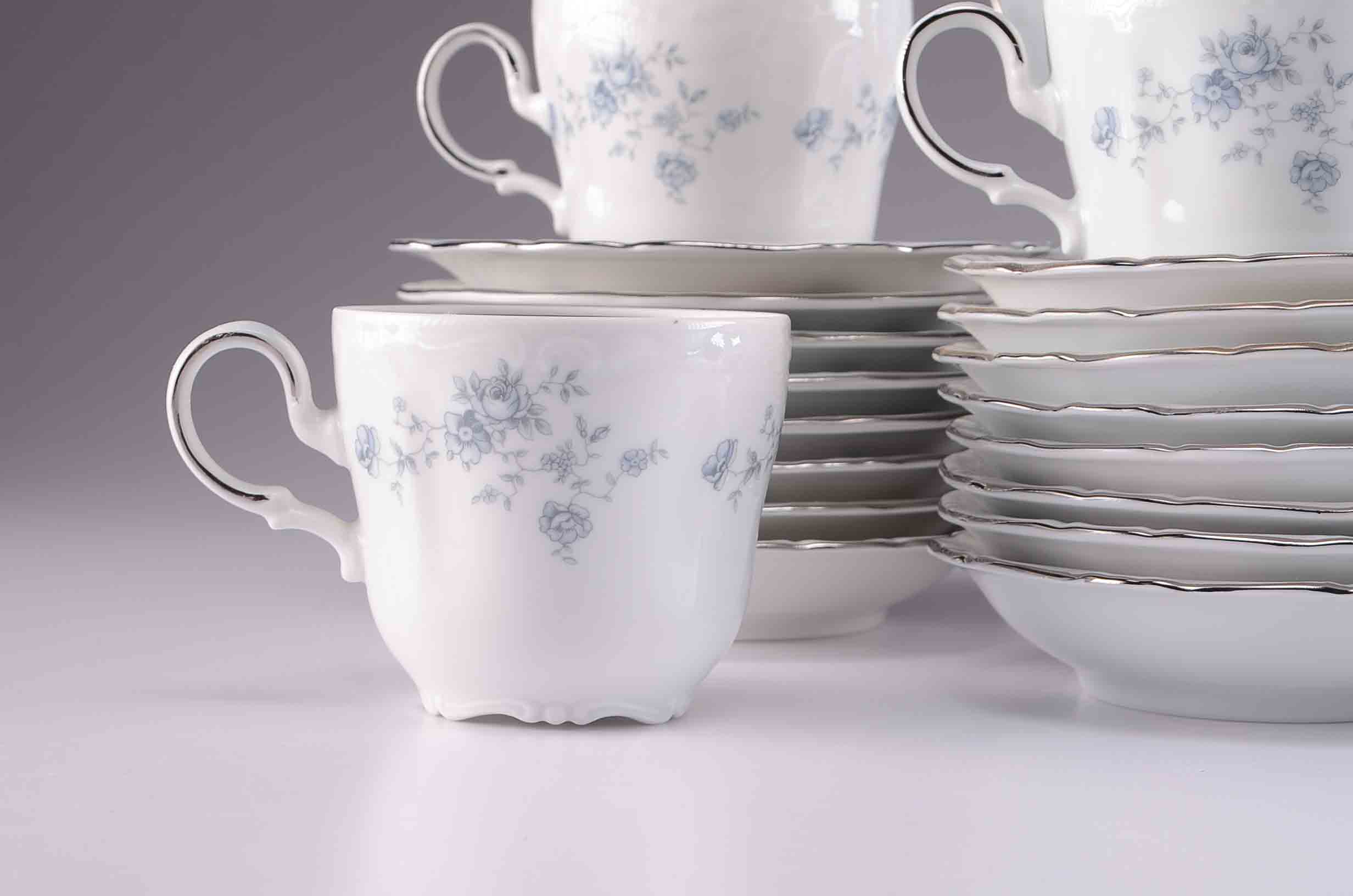 Stunning Johann Haviland "Blue Garland" German China Set