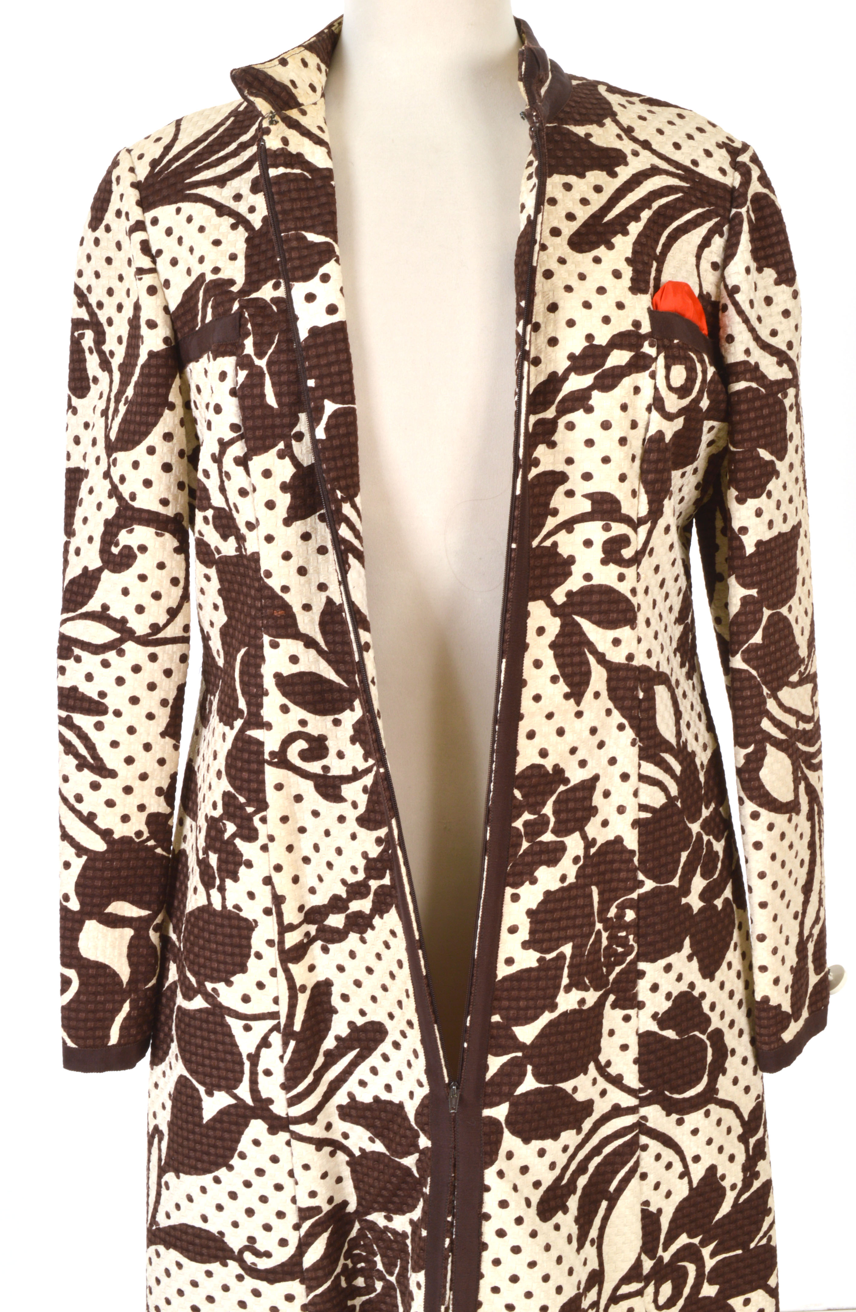 Fabulous Mollie Parnis Boutique of New York 1970s Dress