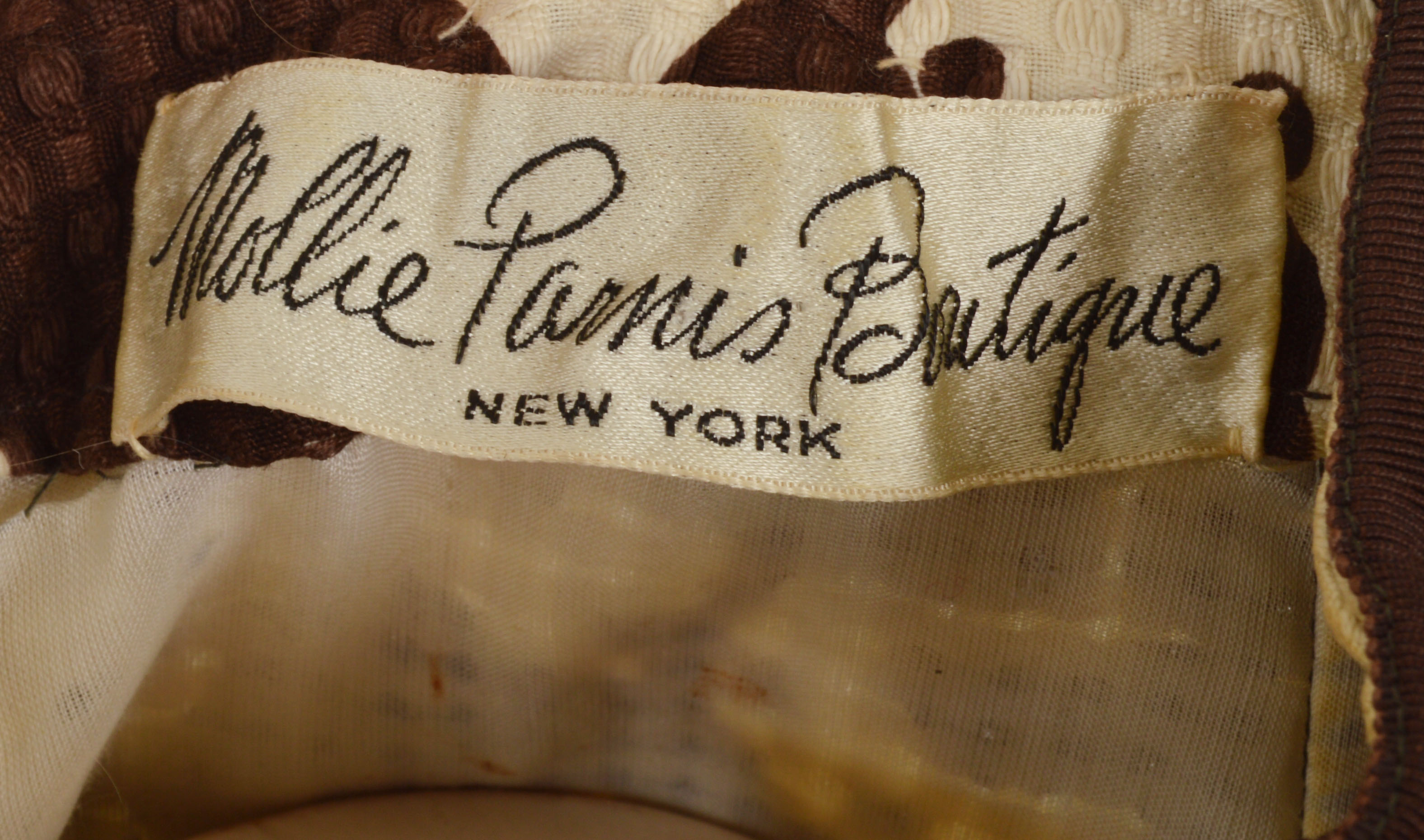 Fabulous Mollie Parnis Boutique of New York 1970s Dress