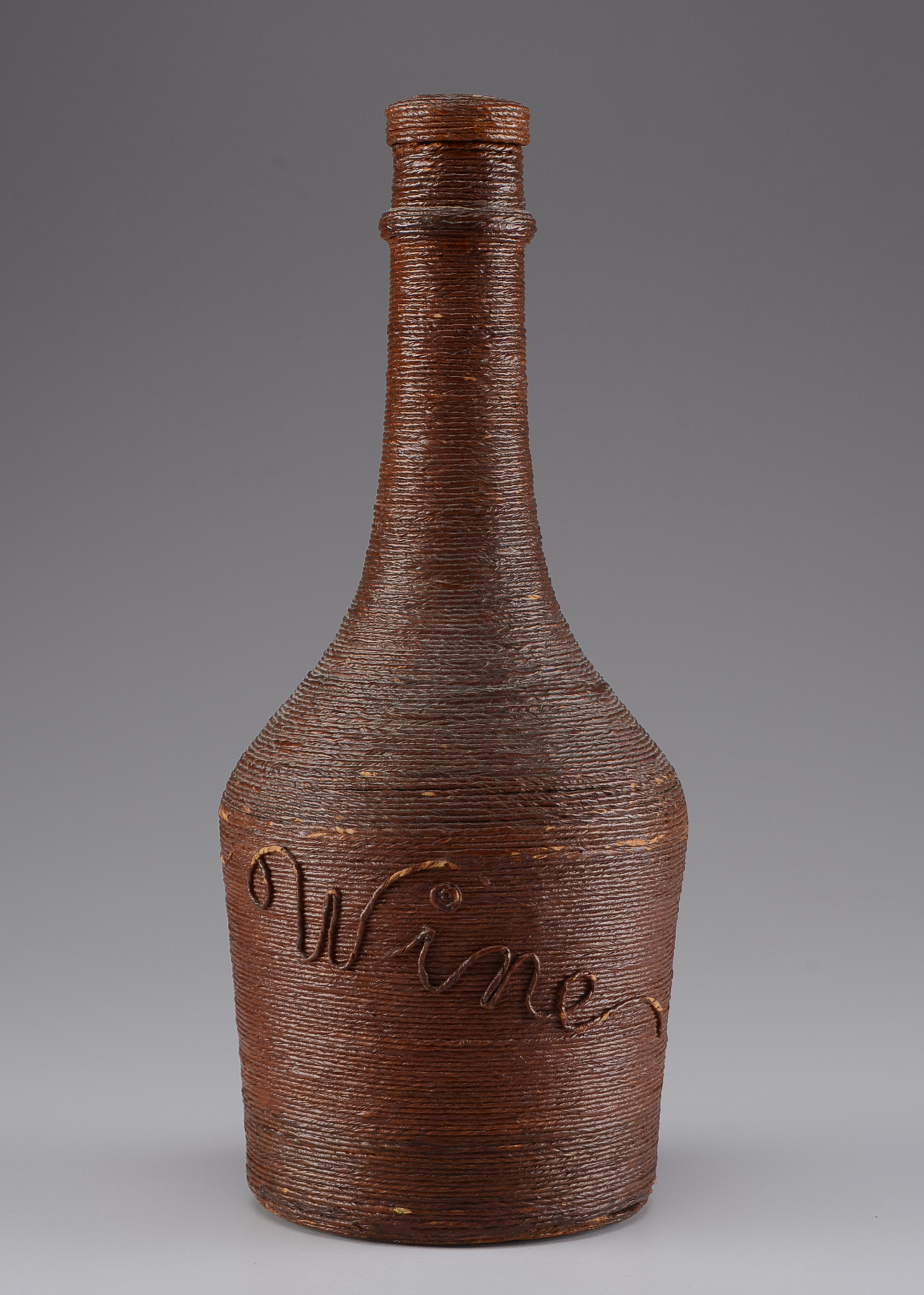 Trio of Vintage Wrapped Bottles 