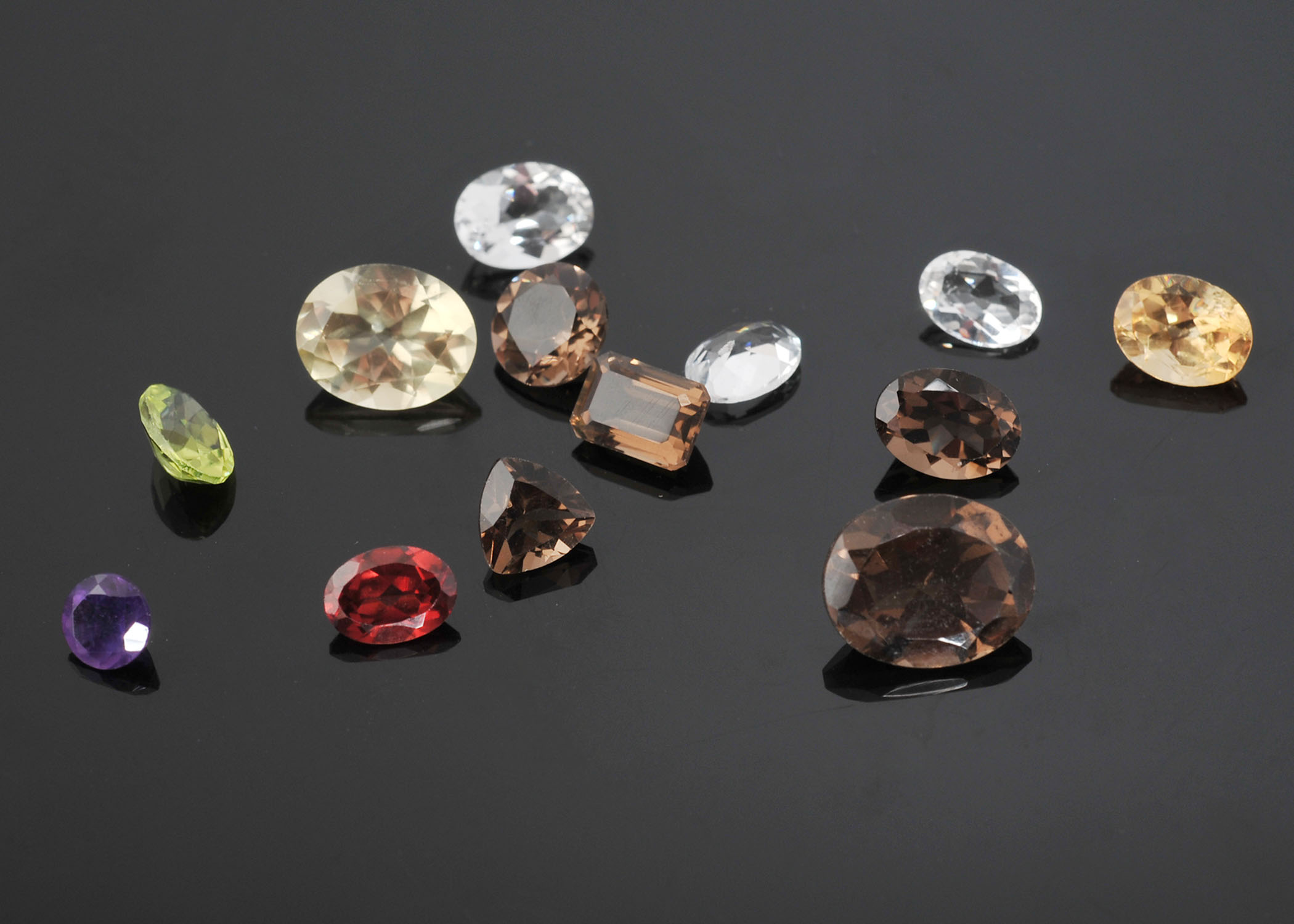 Mixed Lot of 15.40 Carat Total Weight Loose Gemstones